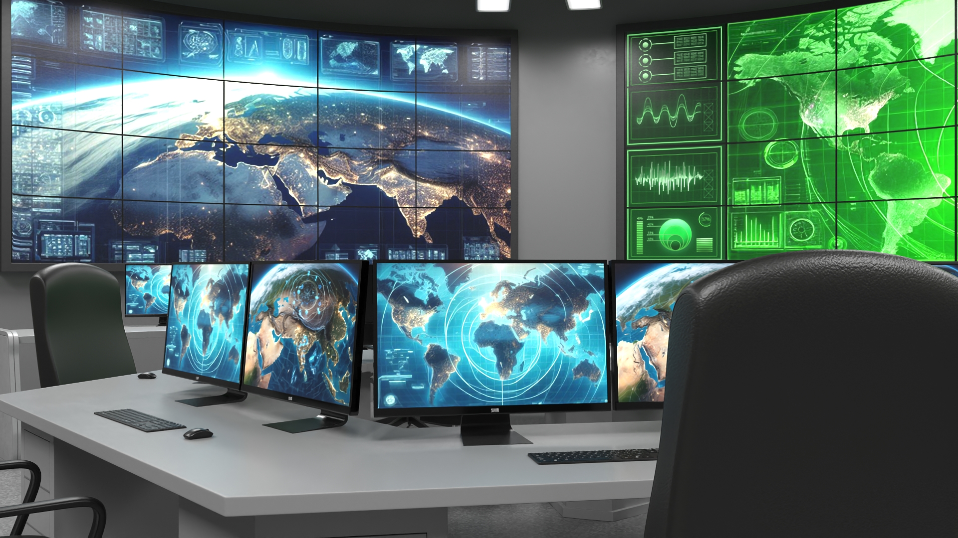 3D Tactical Command Center model