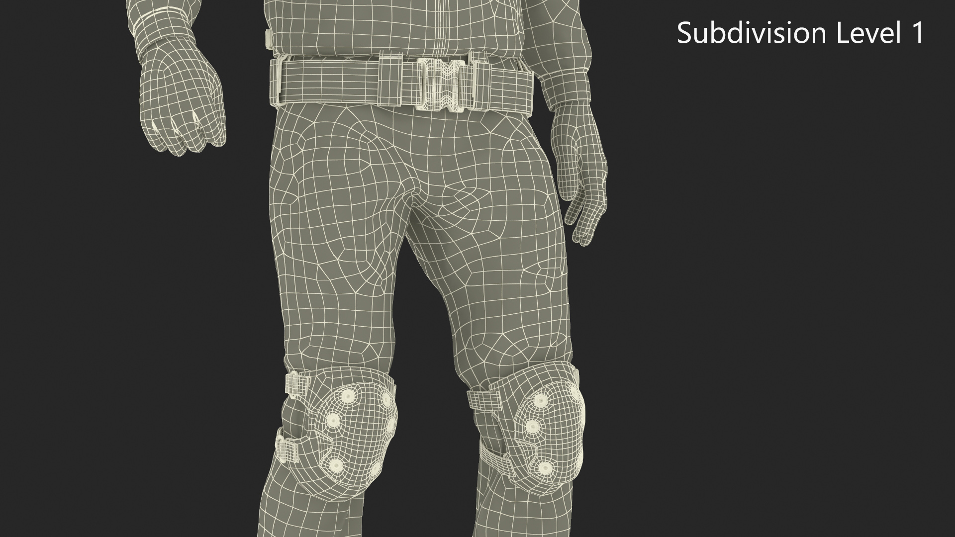 Tactical SWAT Officer Rigged for Maya 3D