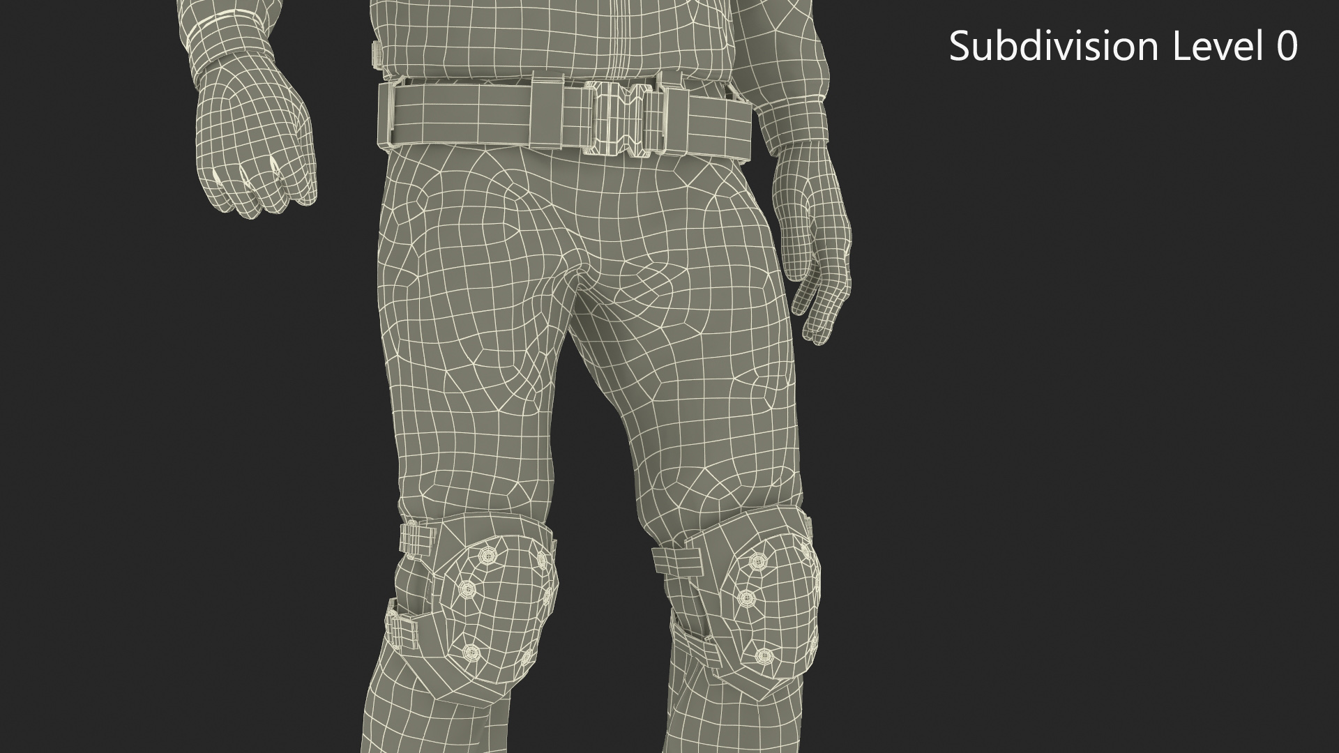 Tactical SWAT Officer Rigged for Maya 3D