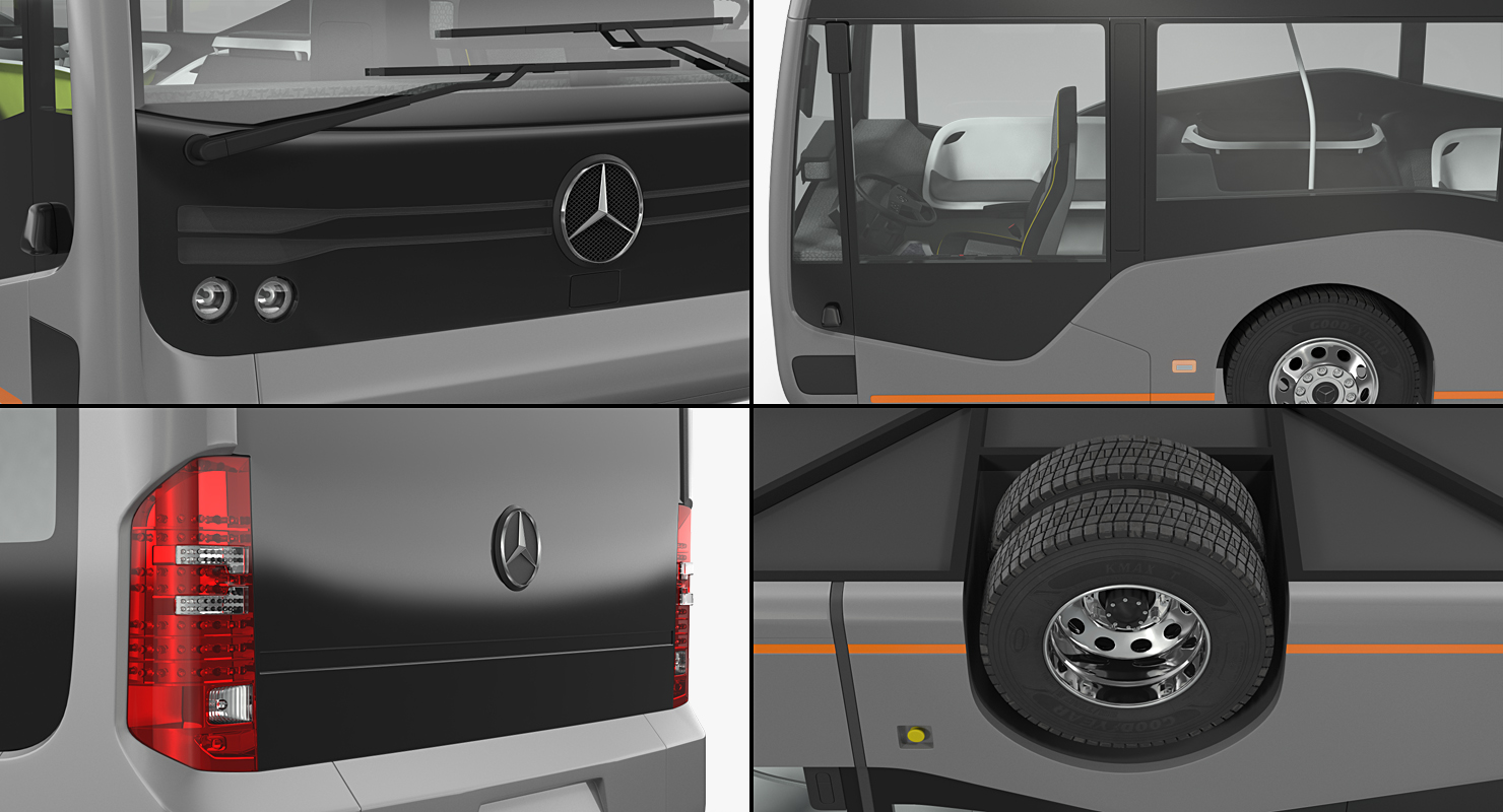 Mercedes Future Bus 3D model