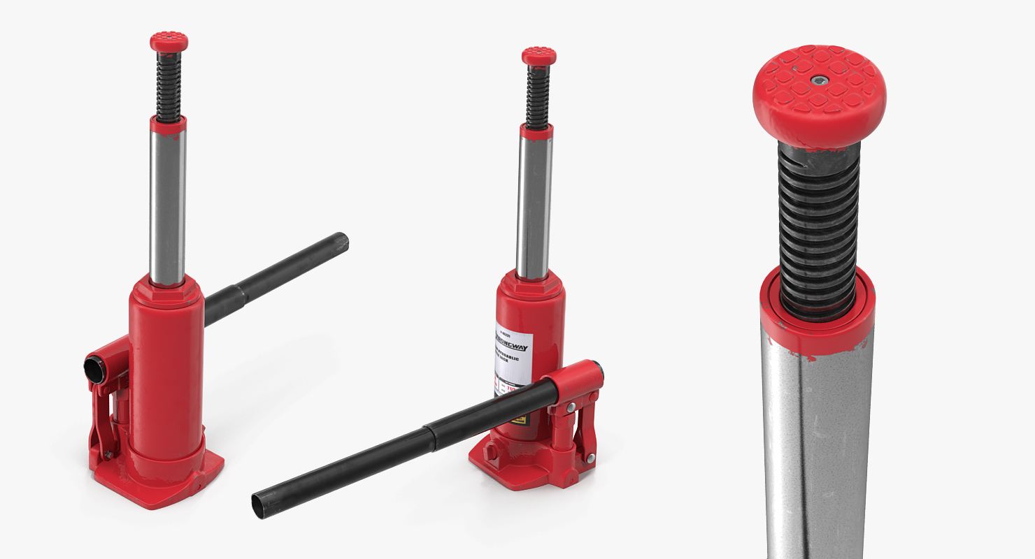 3D Hydraulic Bottle Jack