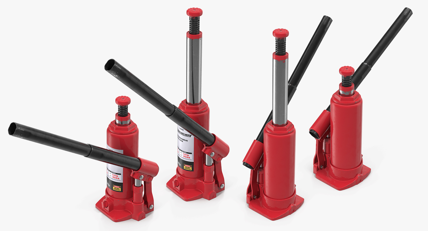 3D Hydraulic Bottle Jack