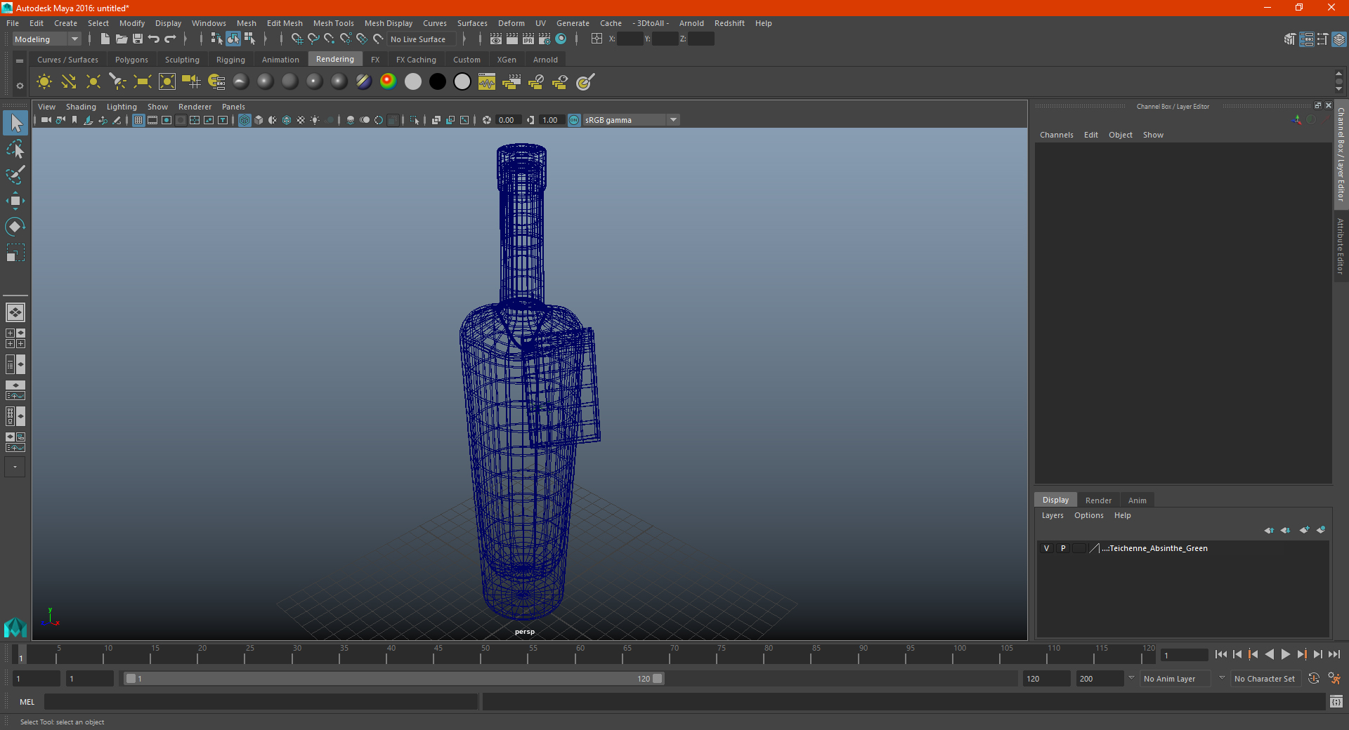 Teichenne Absinthe Green 3D model