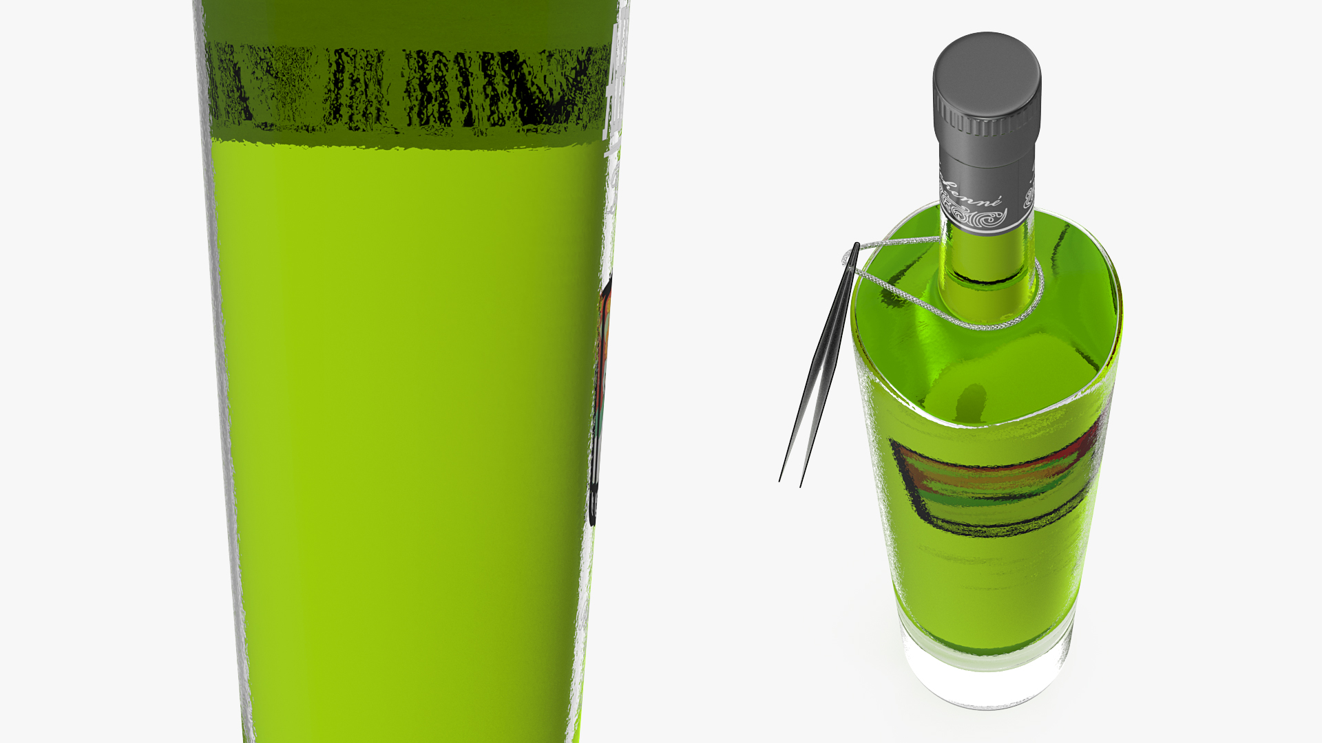 Teichenne Absinthe Green 3D model