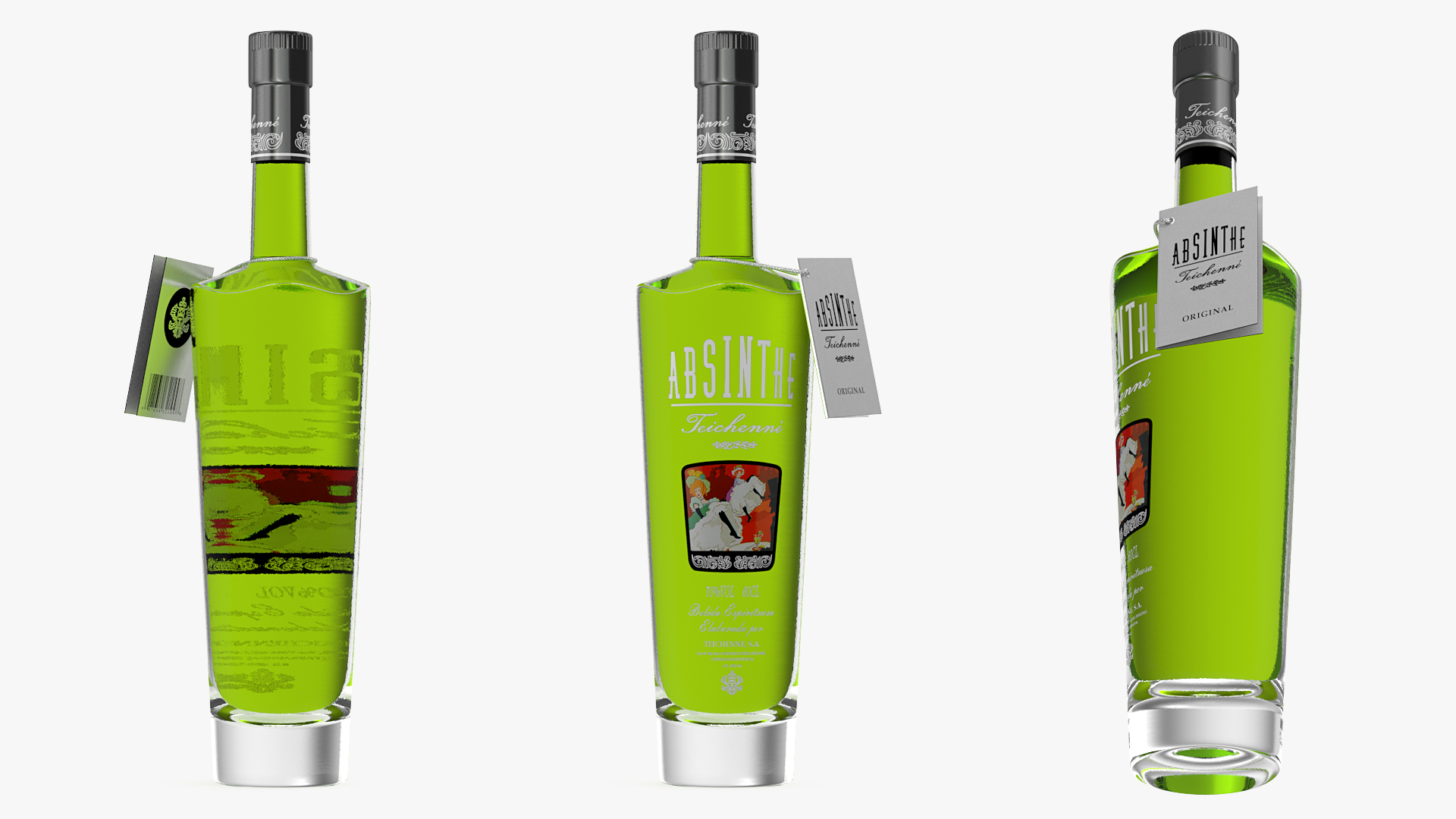 Teichenne Absinthe Green 3D model