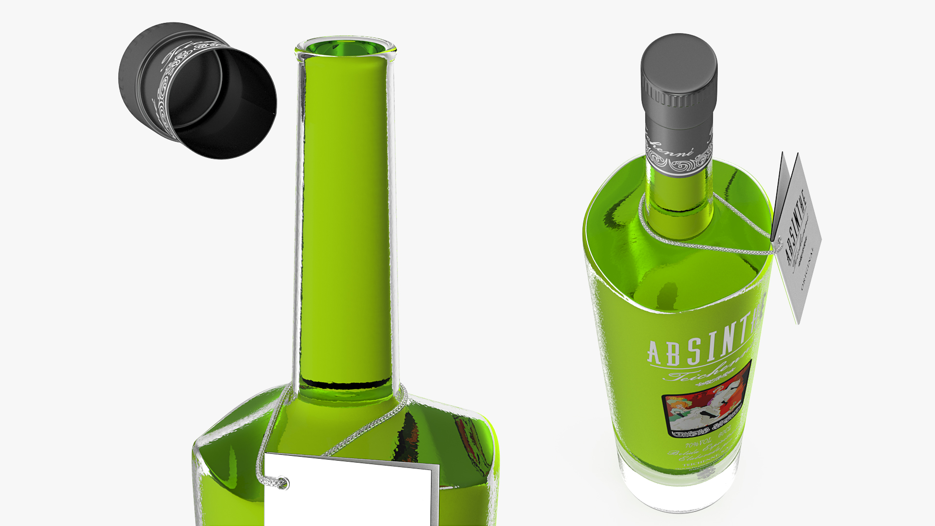 Teichenne Absinthe Green 3D model