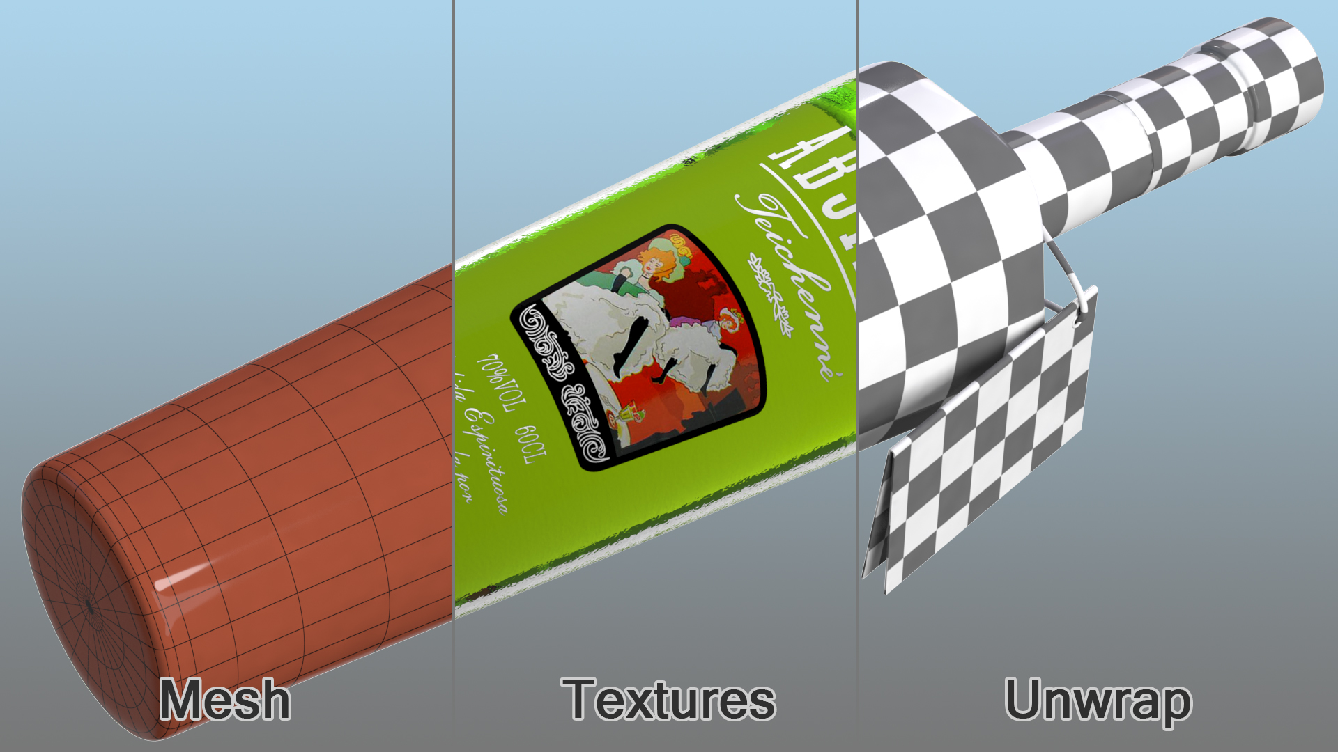 Teichenne Absinthe Green 3D model