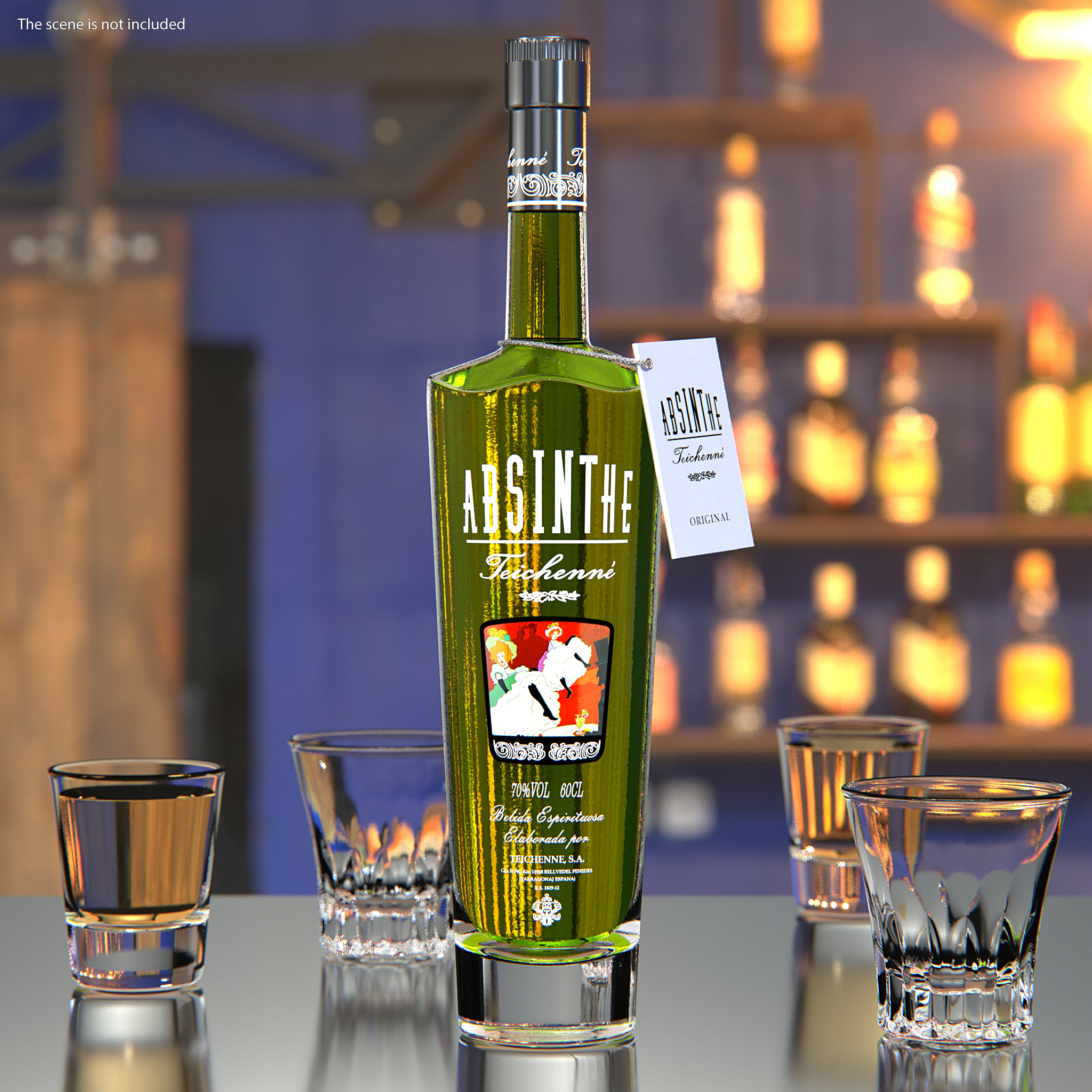 Teichenne Absinthe Green 3D model