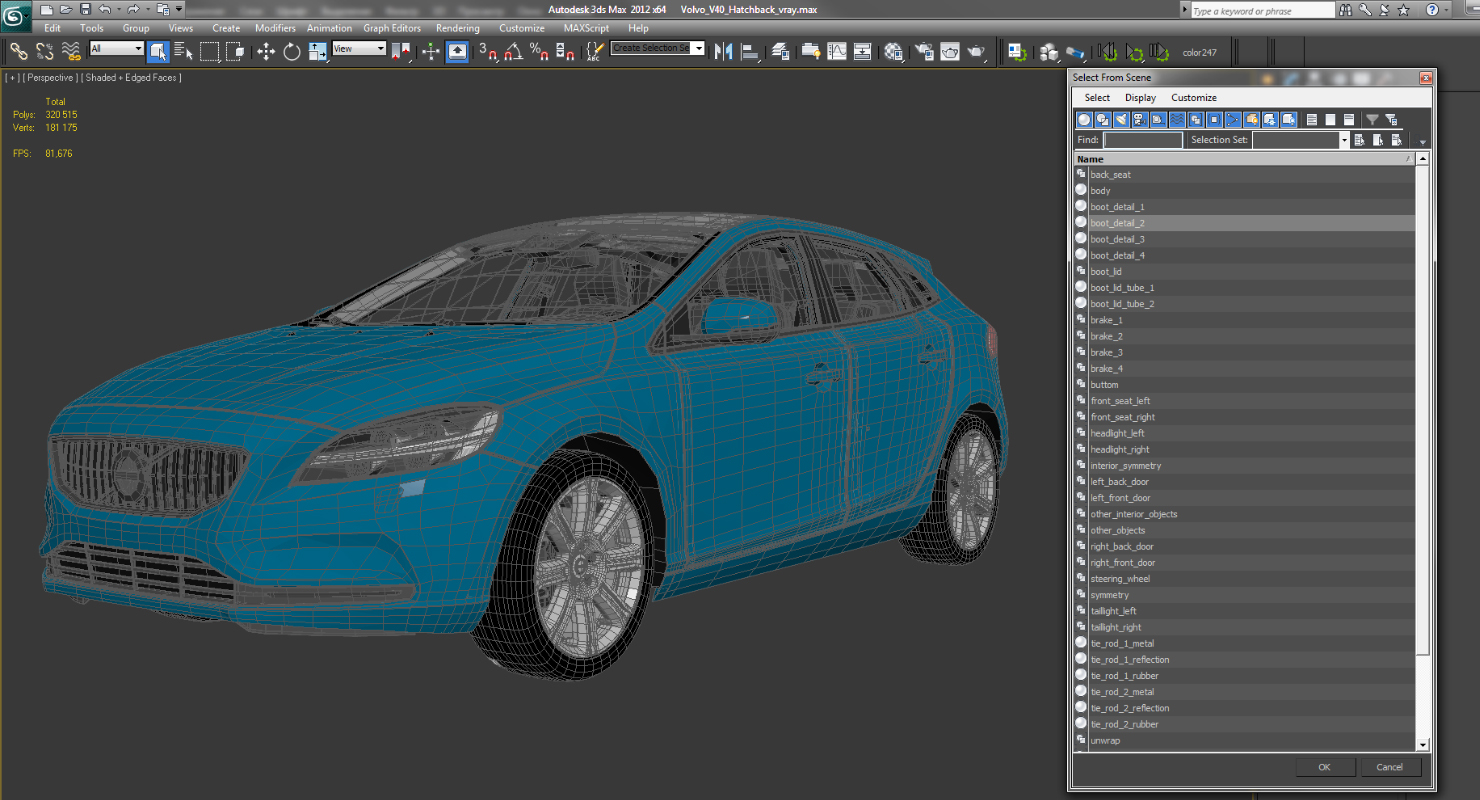 Volvo V40 Hatchback 3D model