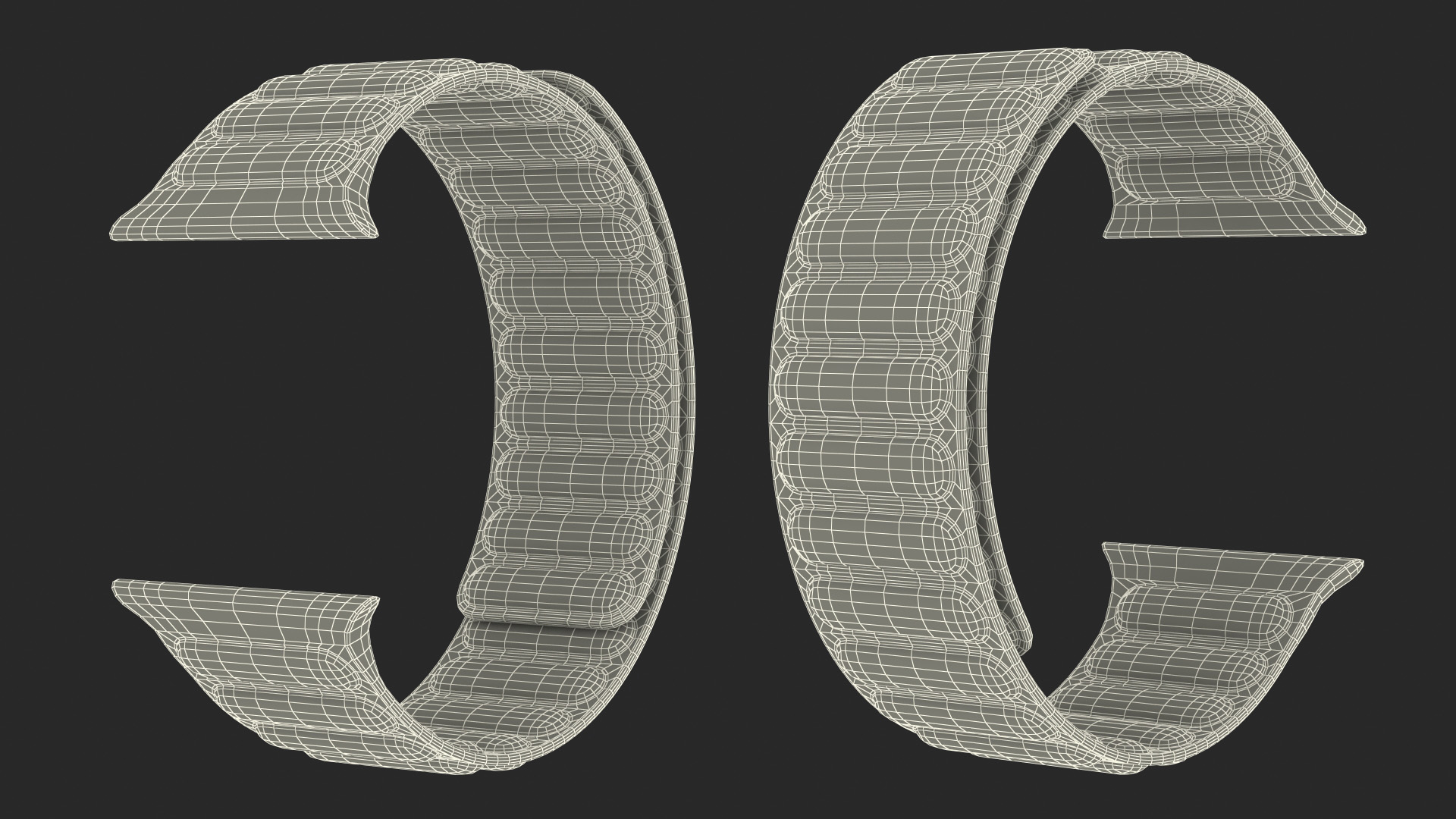 Apple Watch Leather Band 3D model