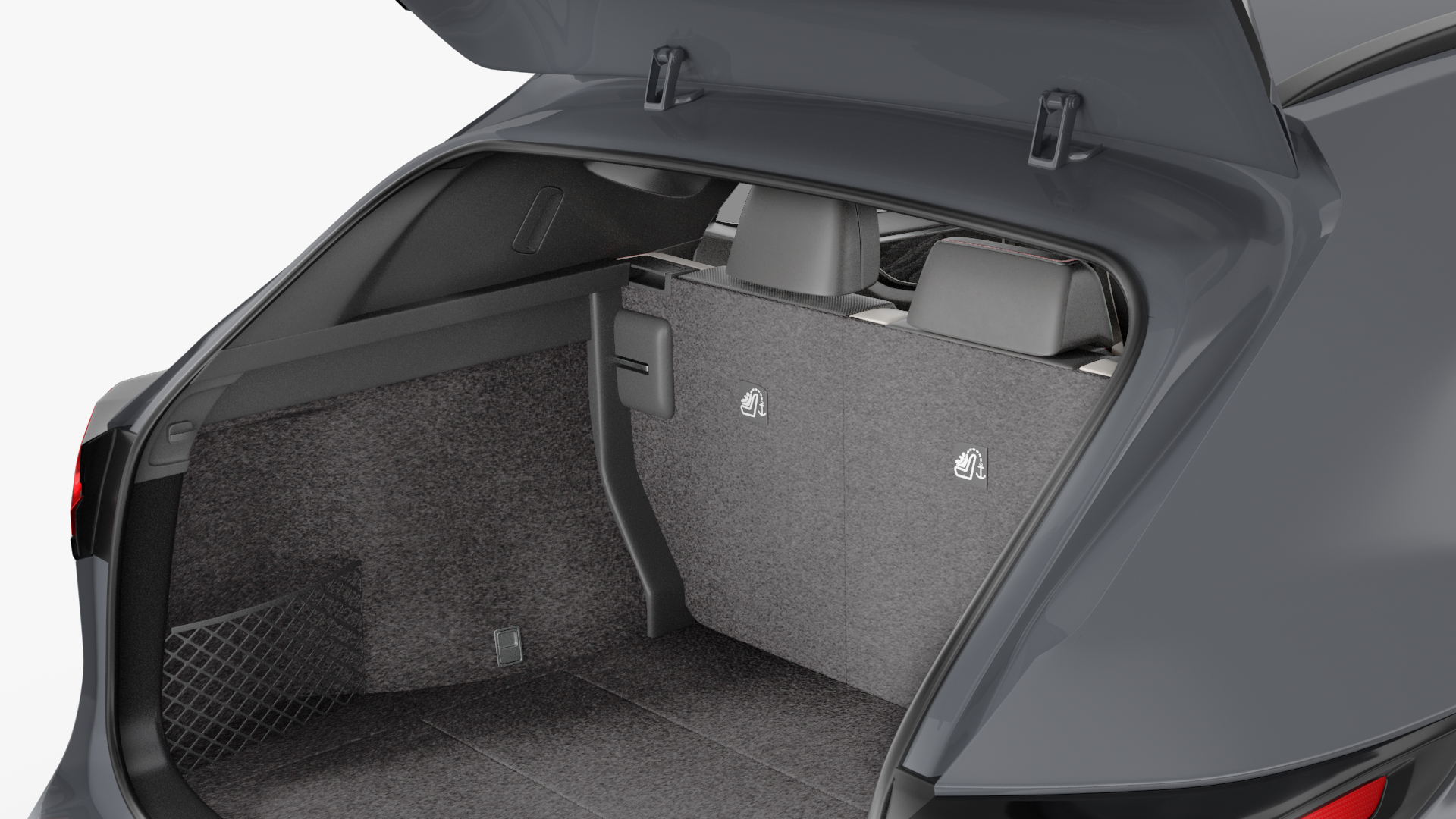New 2024 Lexus NX Hybrid Grey Simple Interior Rigged 3D