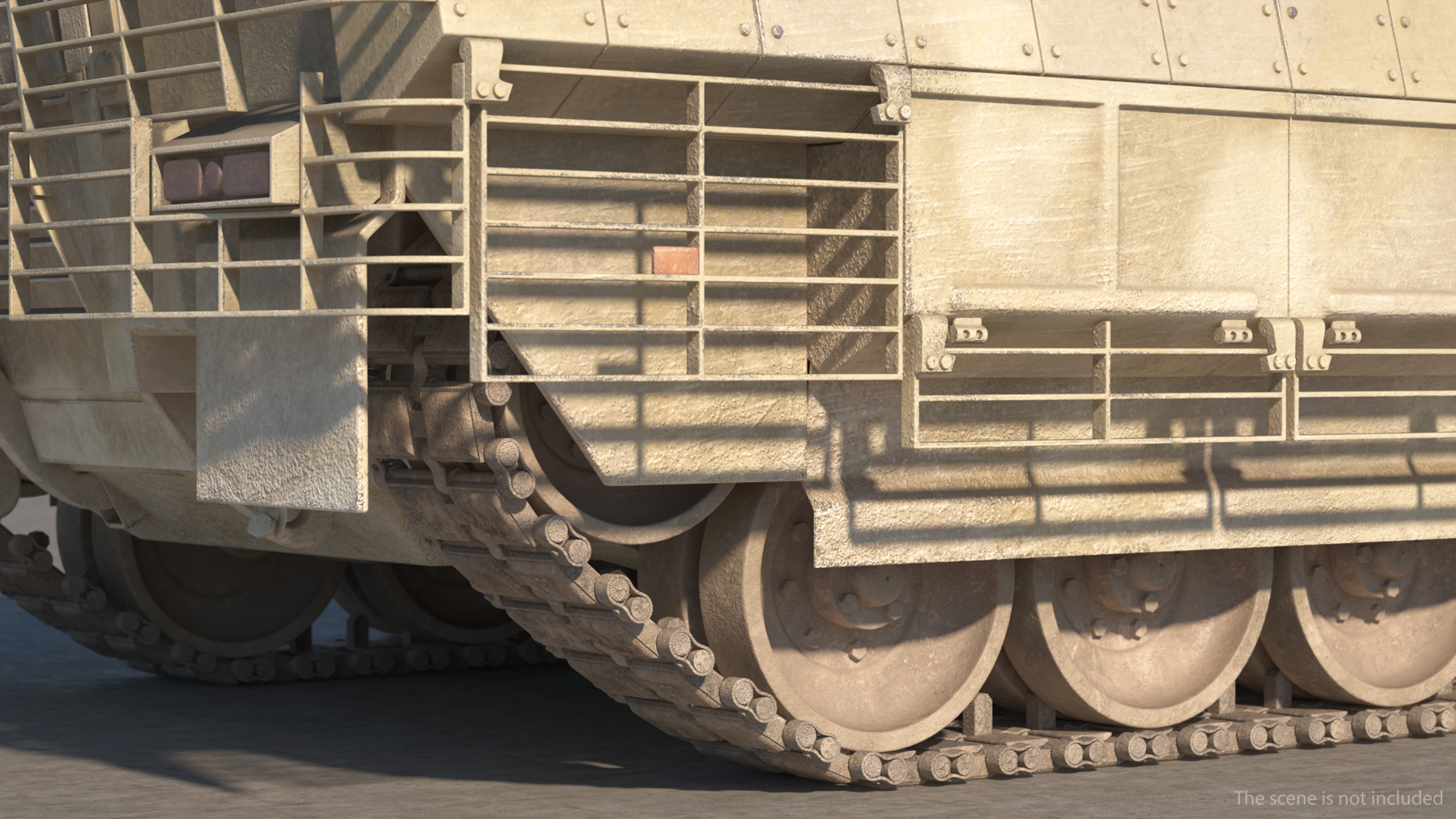 3D Puma German IFV Military Tank Sandy Dirty