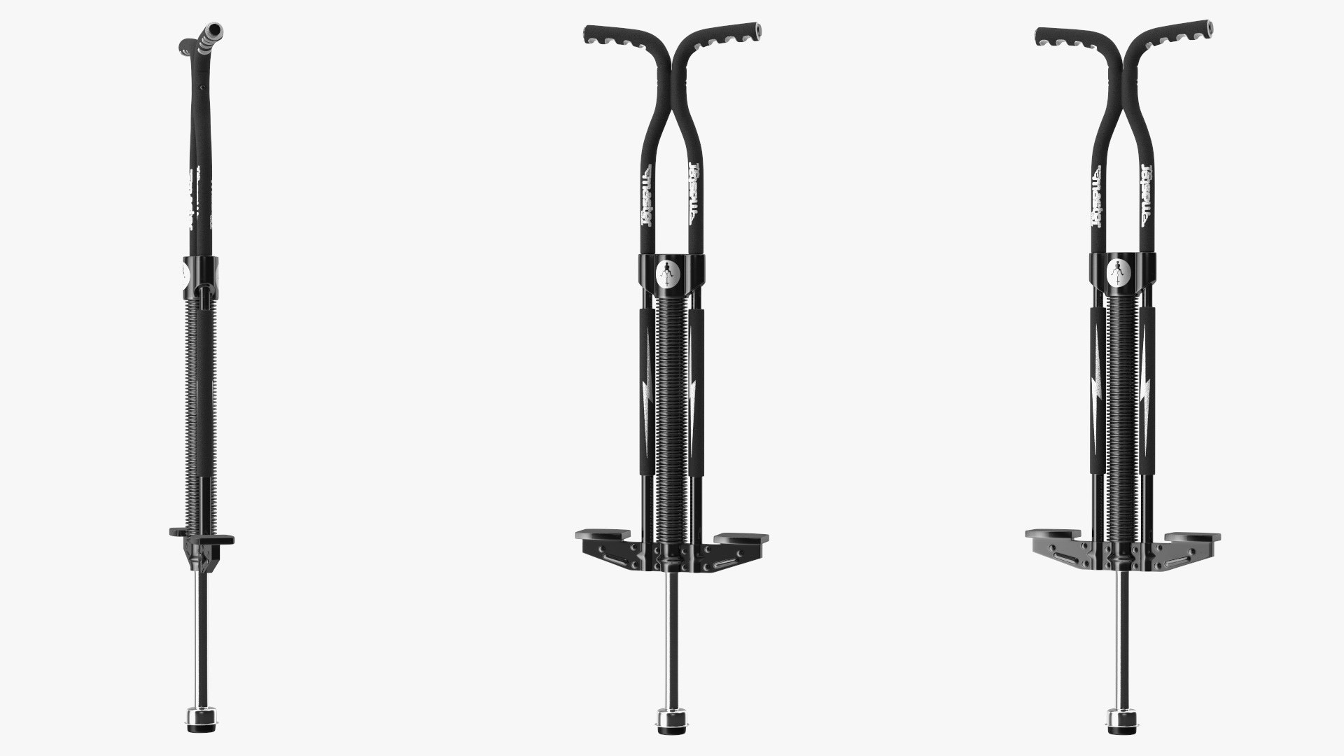 3D Flybar Night Master Pogo Stick Black