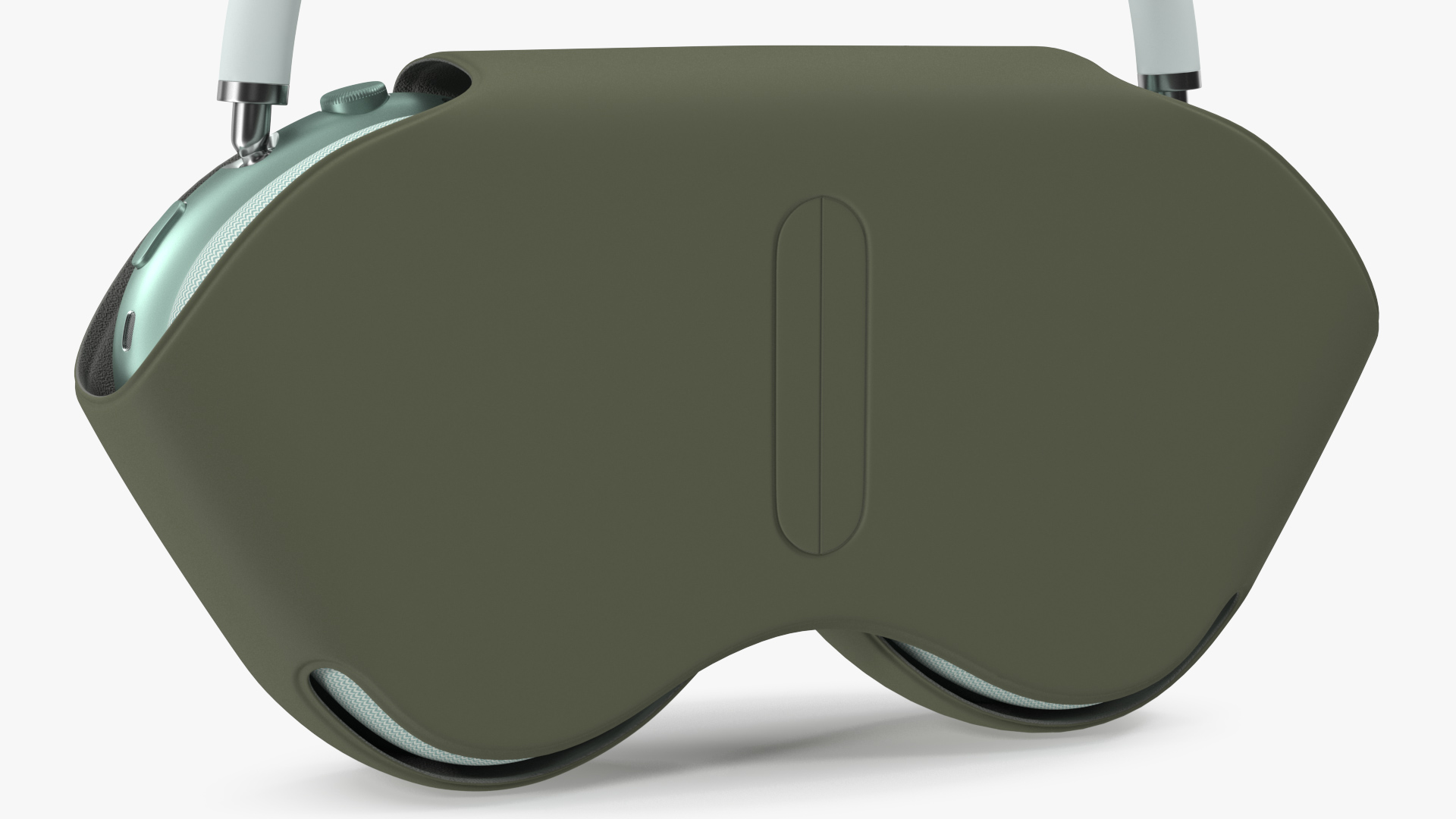 Green AirPods Max with Case 3D