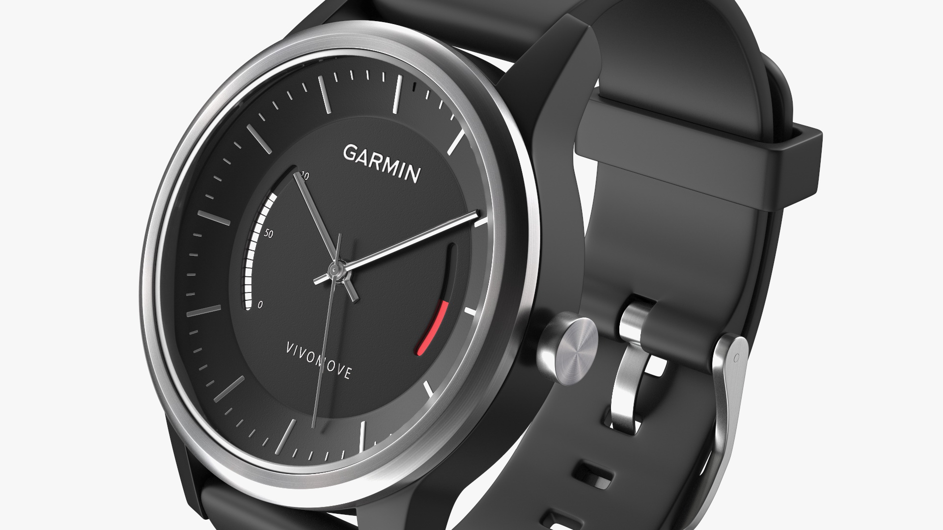 Wrist Watch Garmin Vivomove Sport Fastened 3D