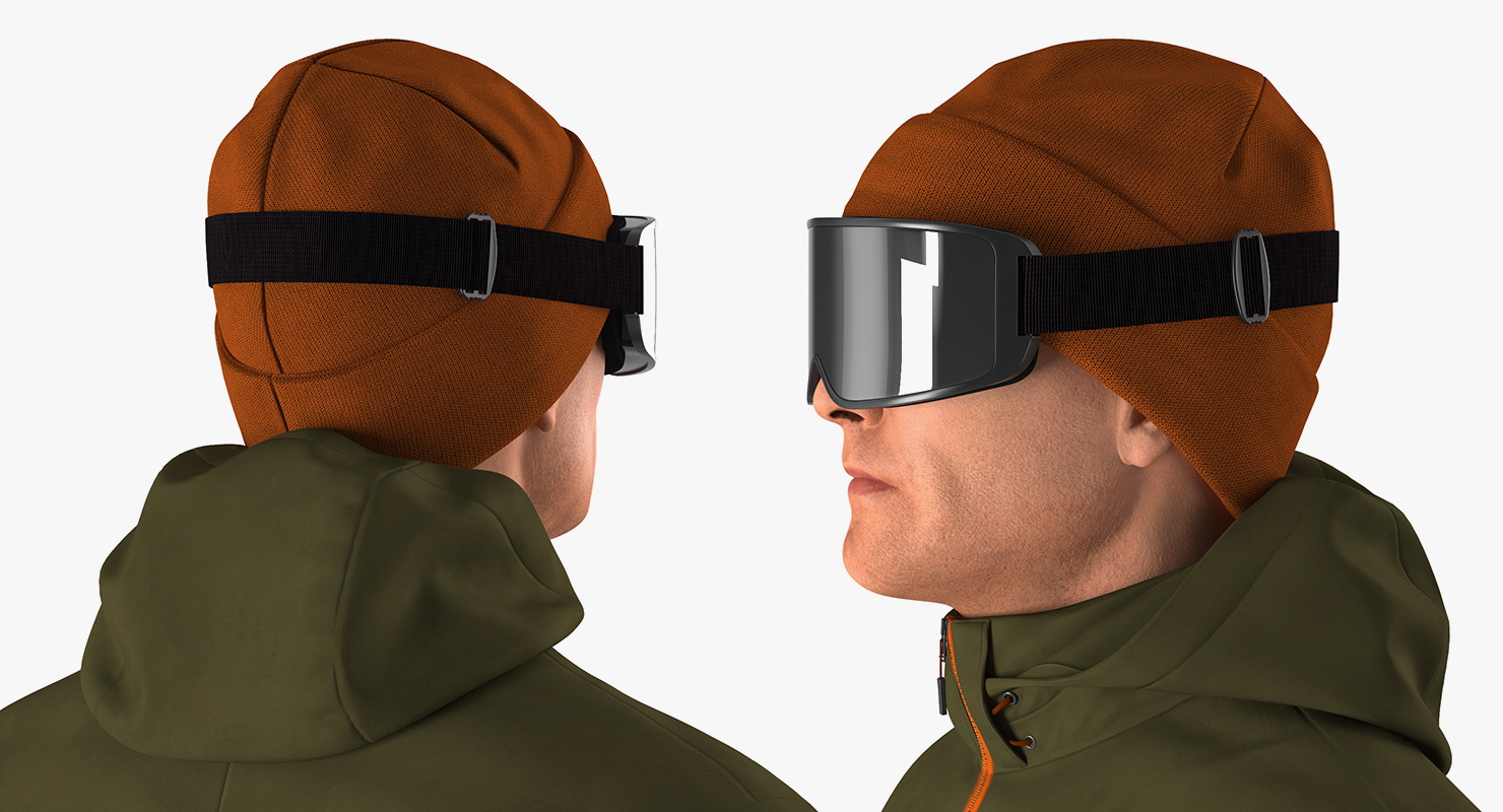 Snowboarder Generic 3D model