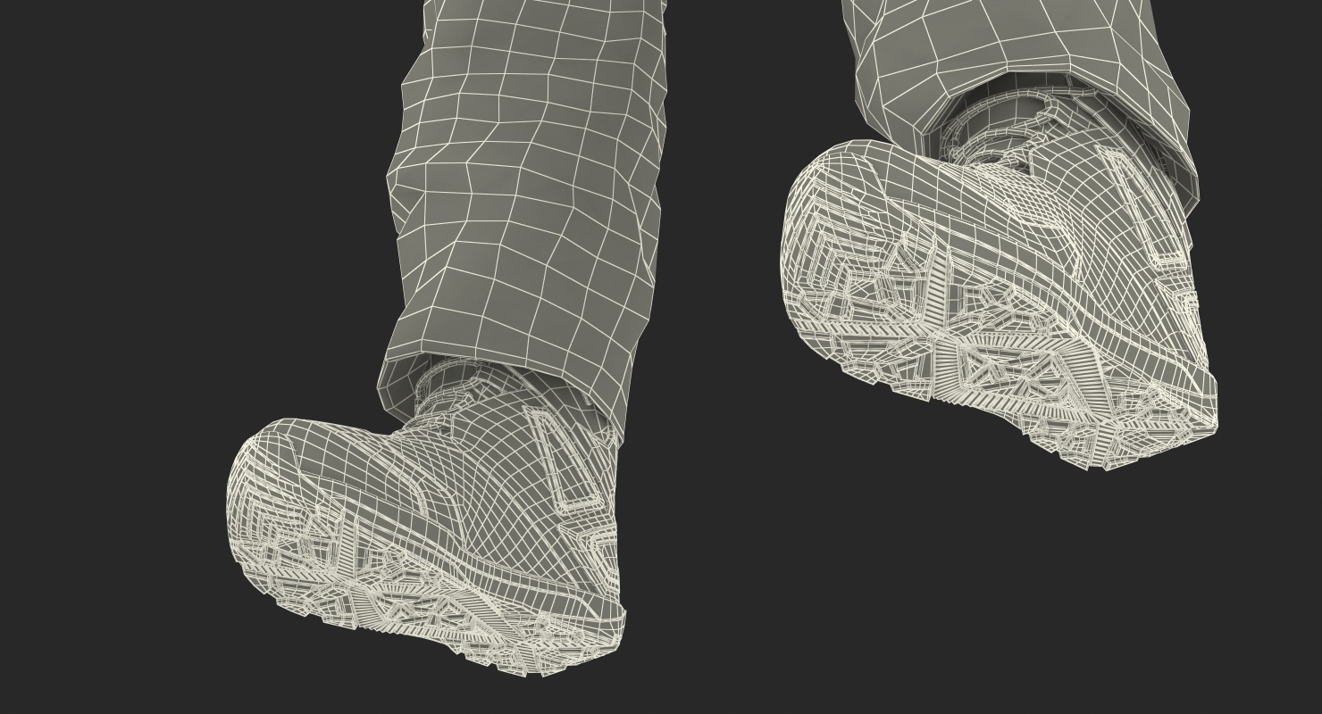 Snowboarder Generic 3D model