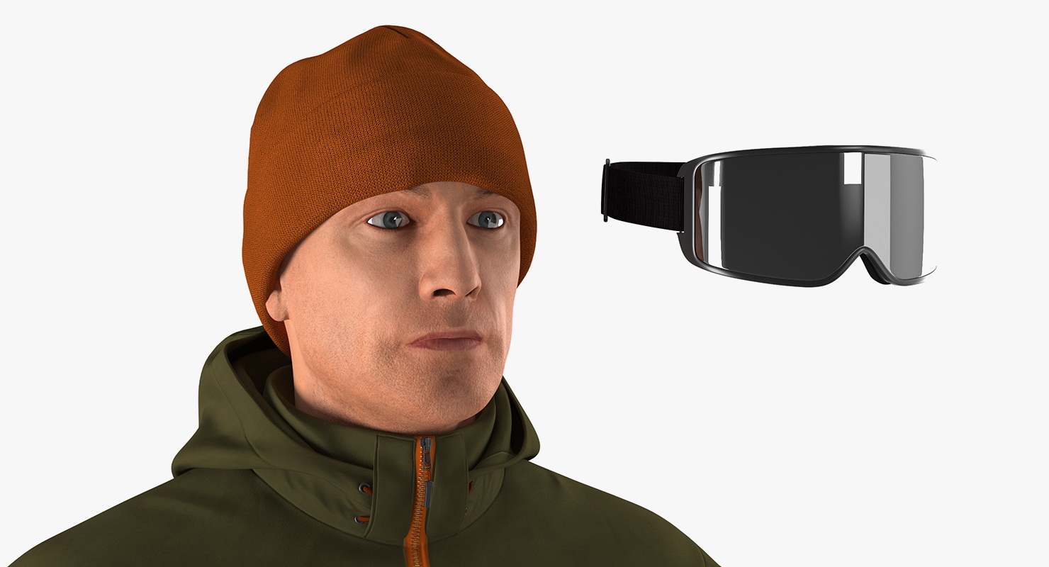 Snowboarder Generic 3D model