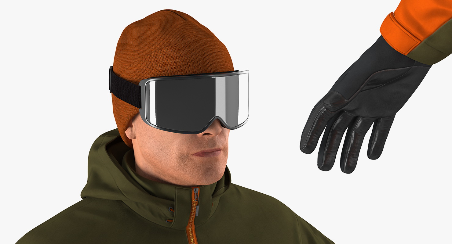 Snowboarder Generic 3D model