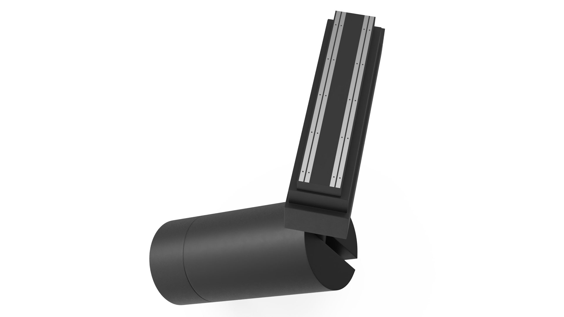 Cylinder LED Track Light Head 3D model