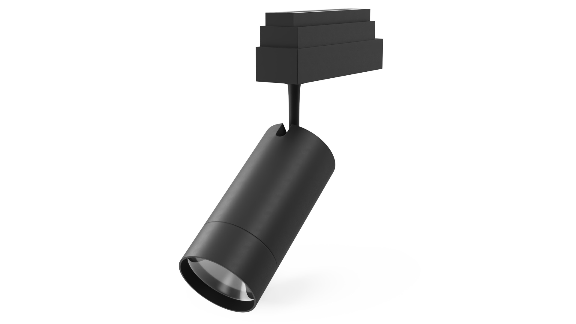 Cylinder LED Track Light Head 3D model
