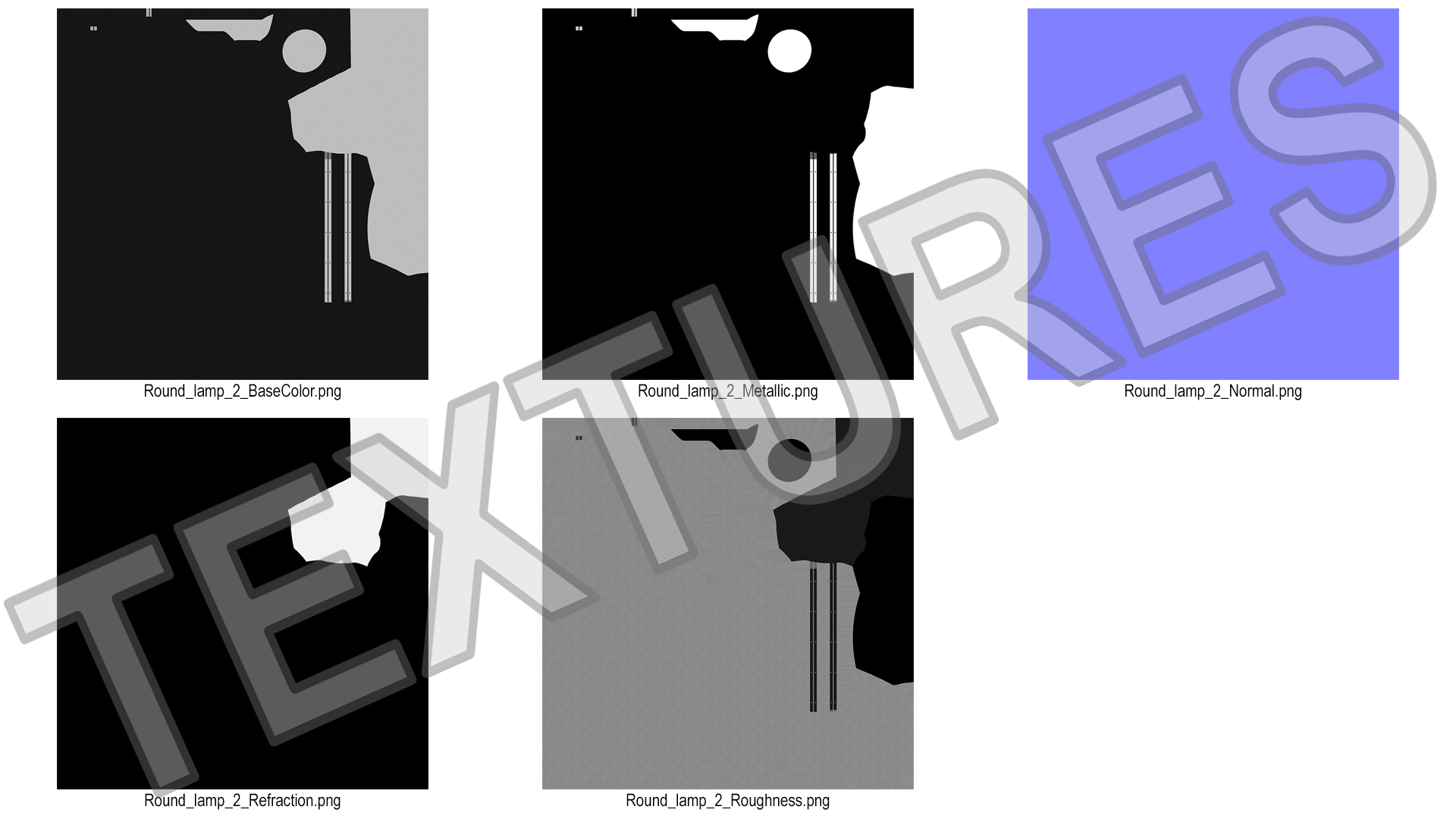 Cylinder LED Track Light Head 3D model