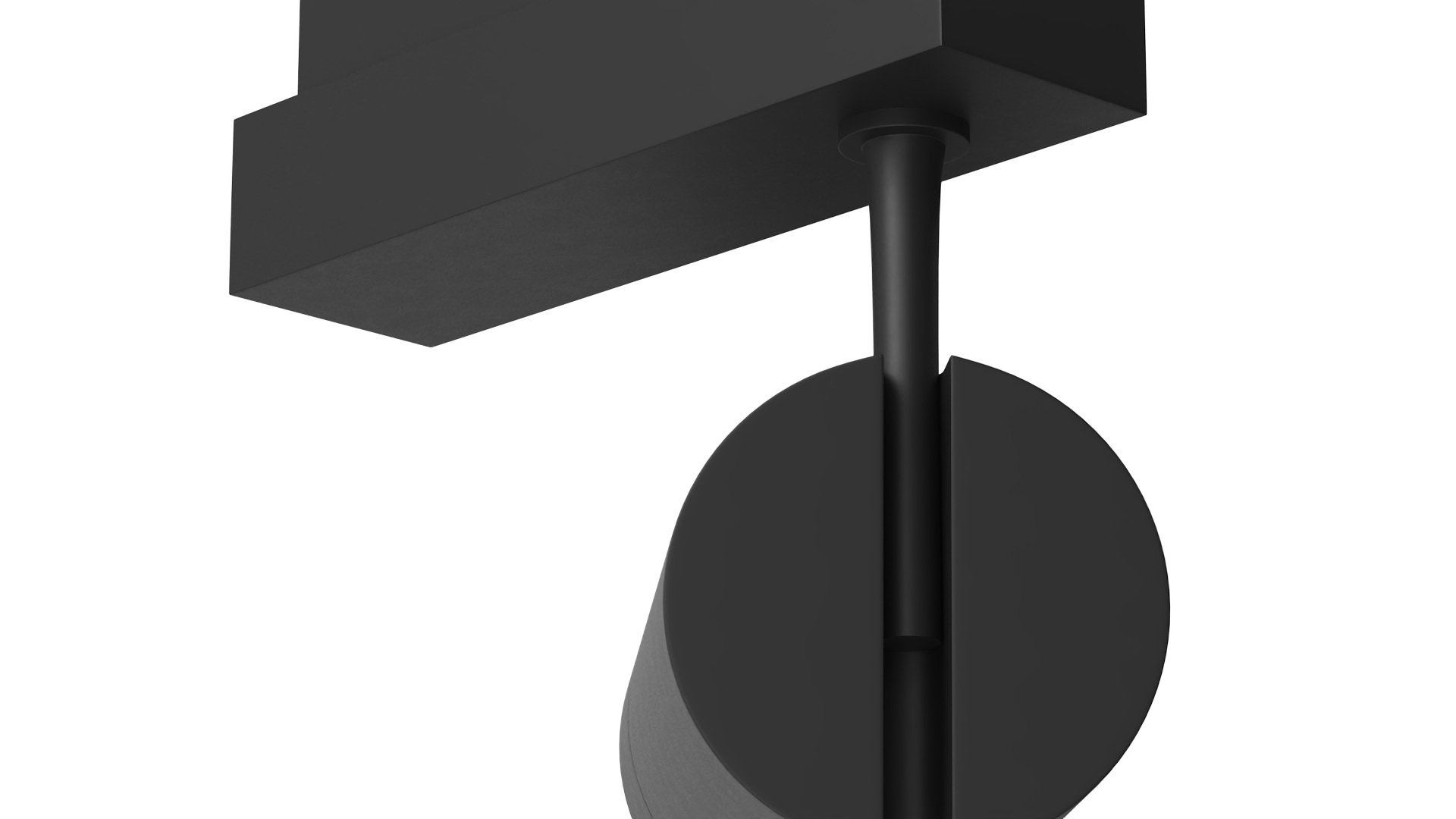 Cylinder LED Track Light Head 3D model