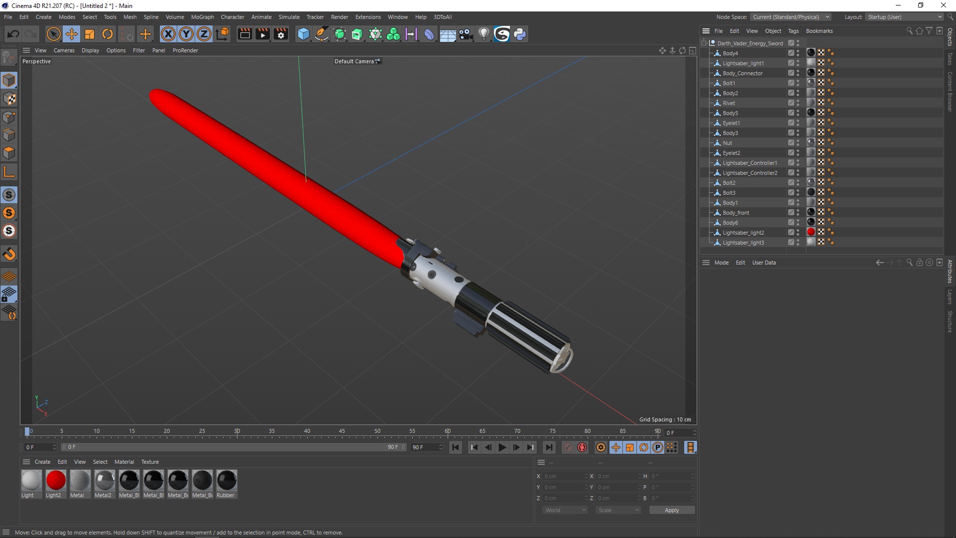 Darth Vader Energy Sword 3D model