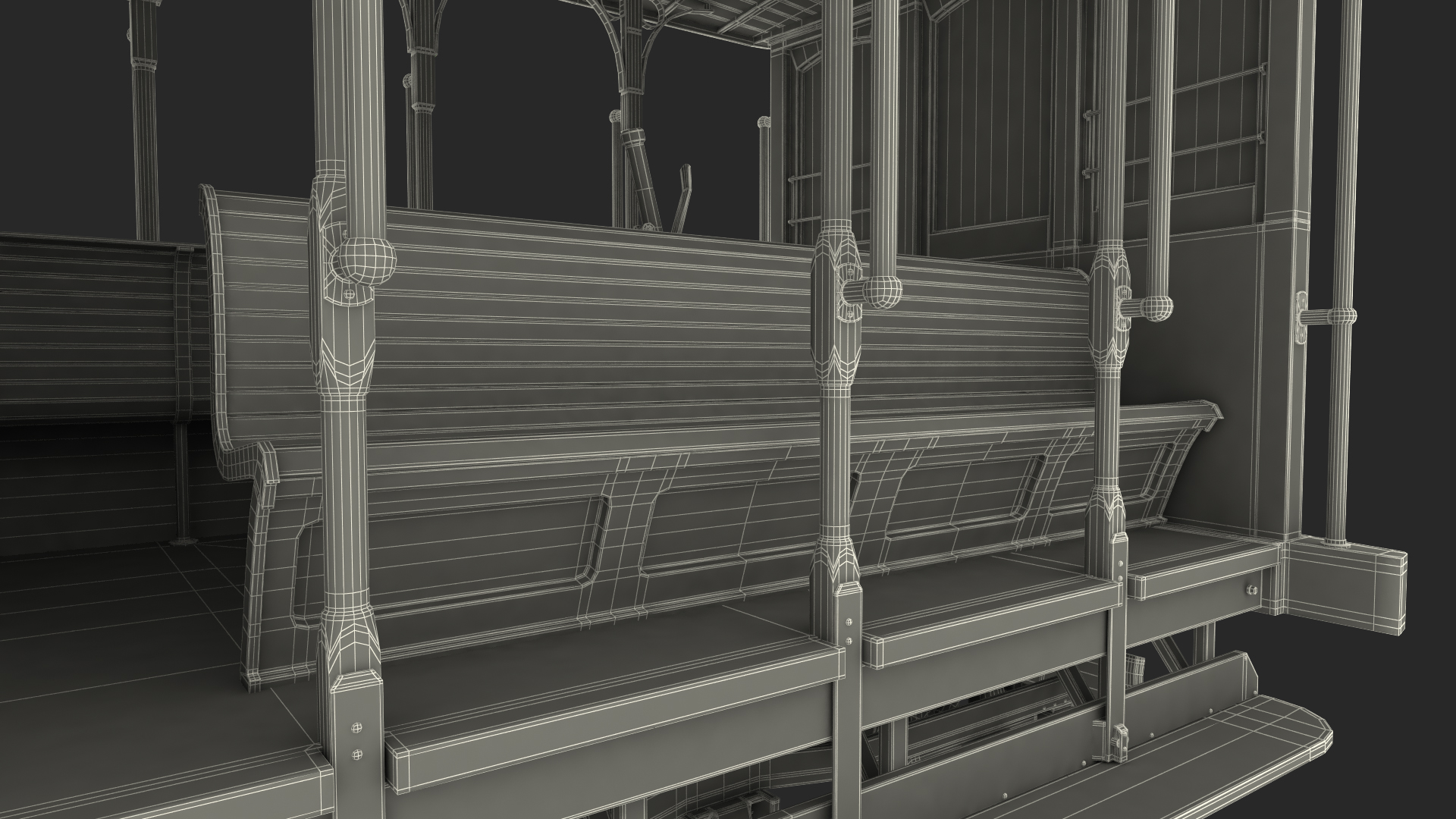 3D San Francisco Cable Car model
