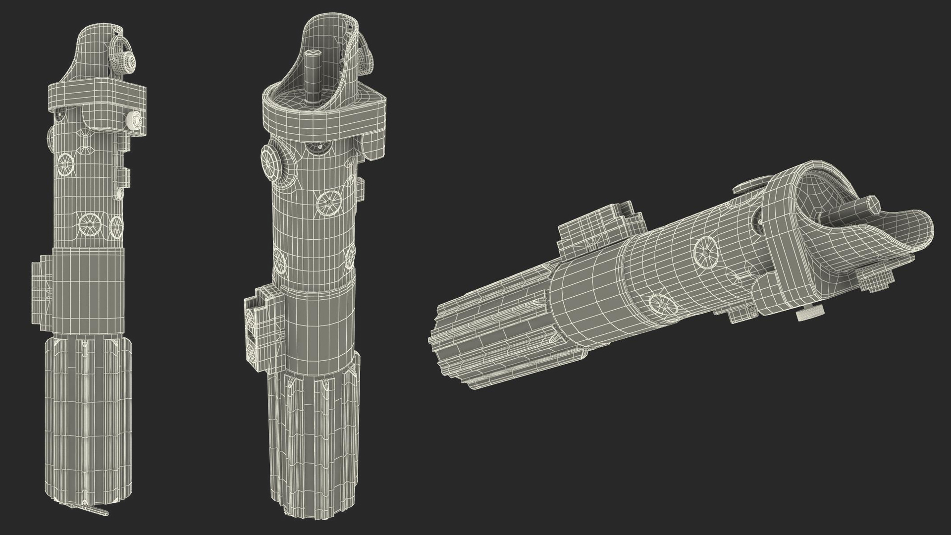 3D Darth Vader Energy Sword Off model