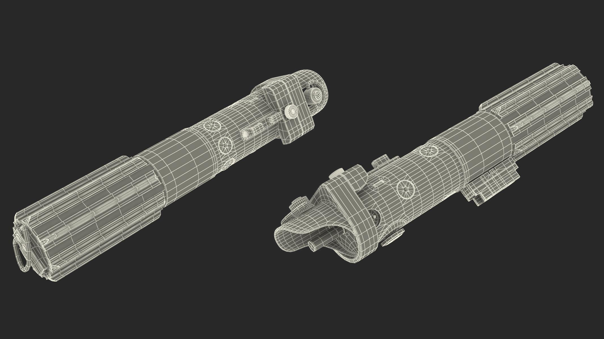 3D Darth Vader Energy Sword Off model