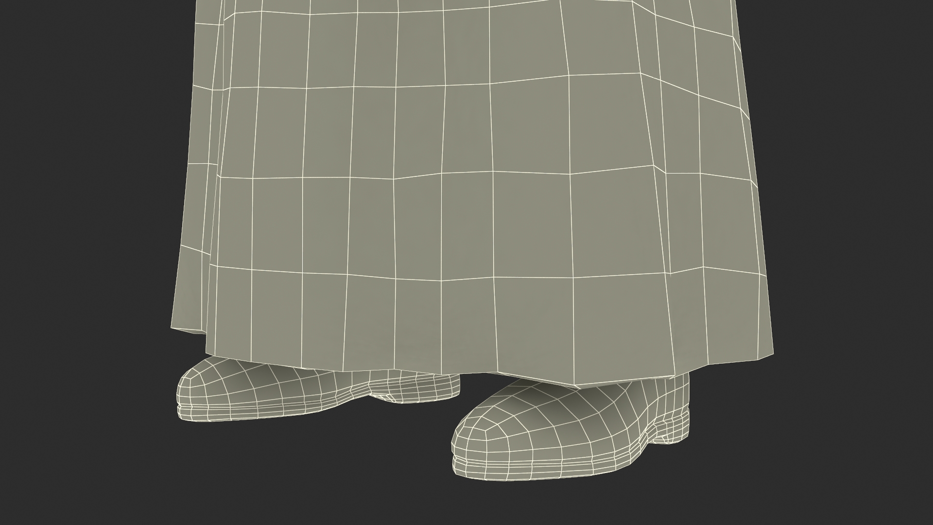 Orthodox Church Monk Wearing Robe Rigged for Maya 3D model