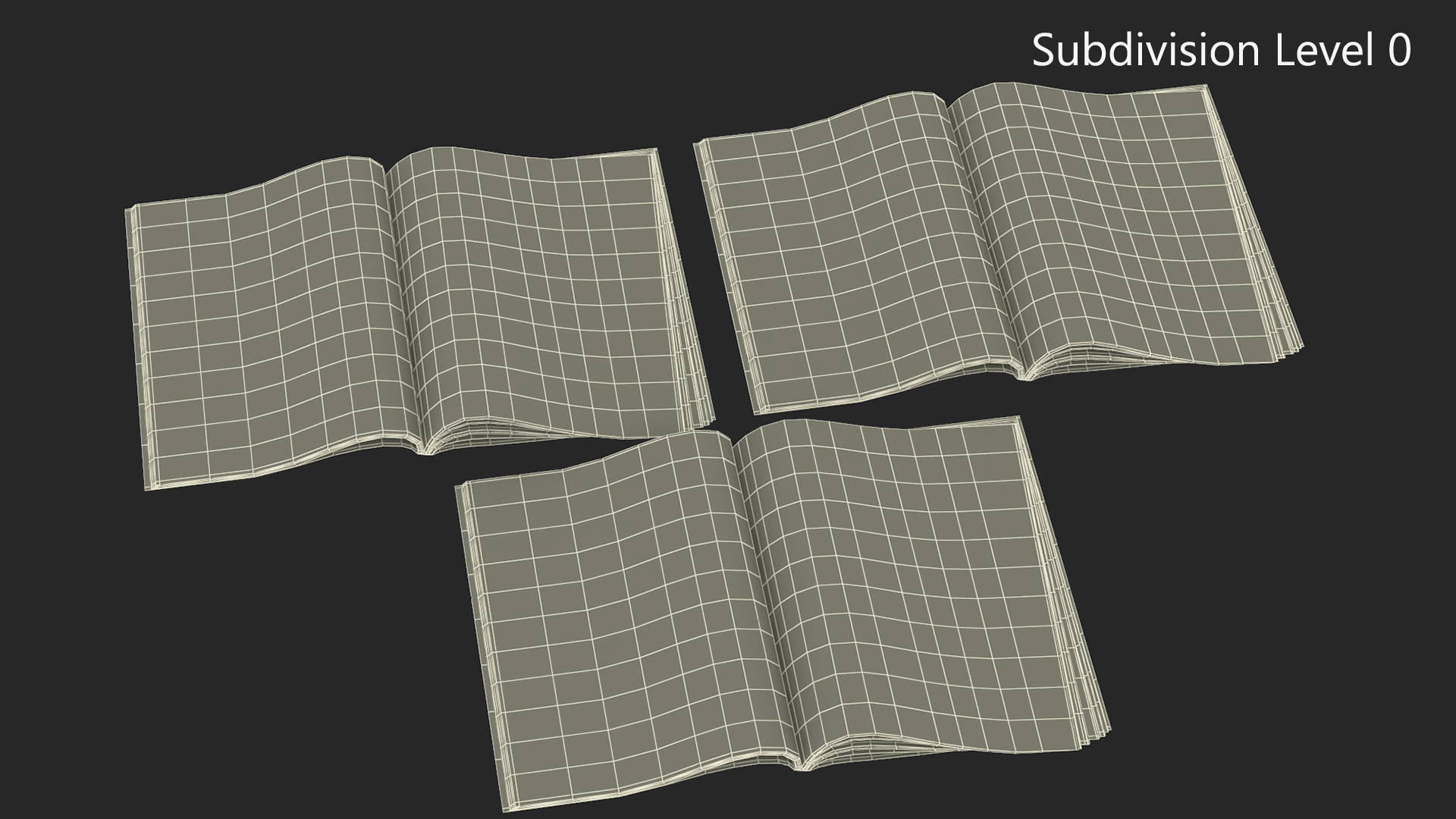3D Open New Yorker Vogue and Seasons Magazines model