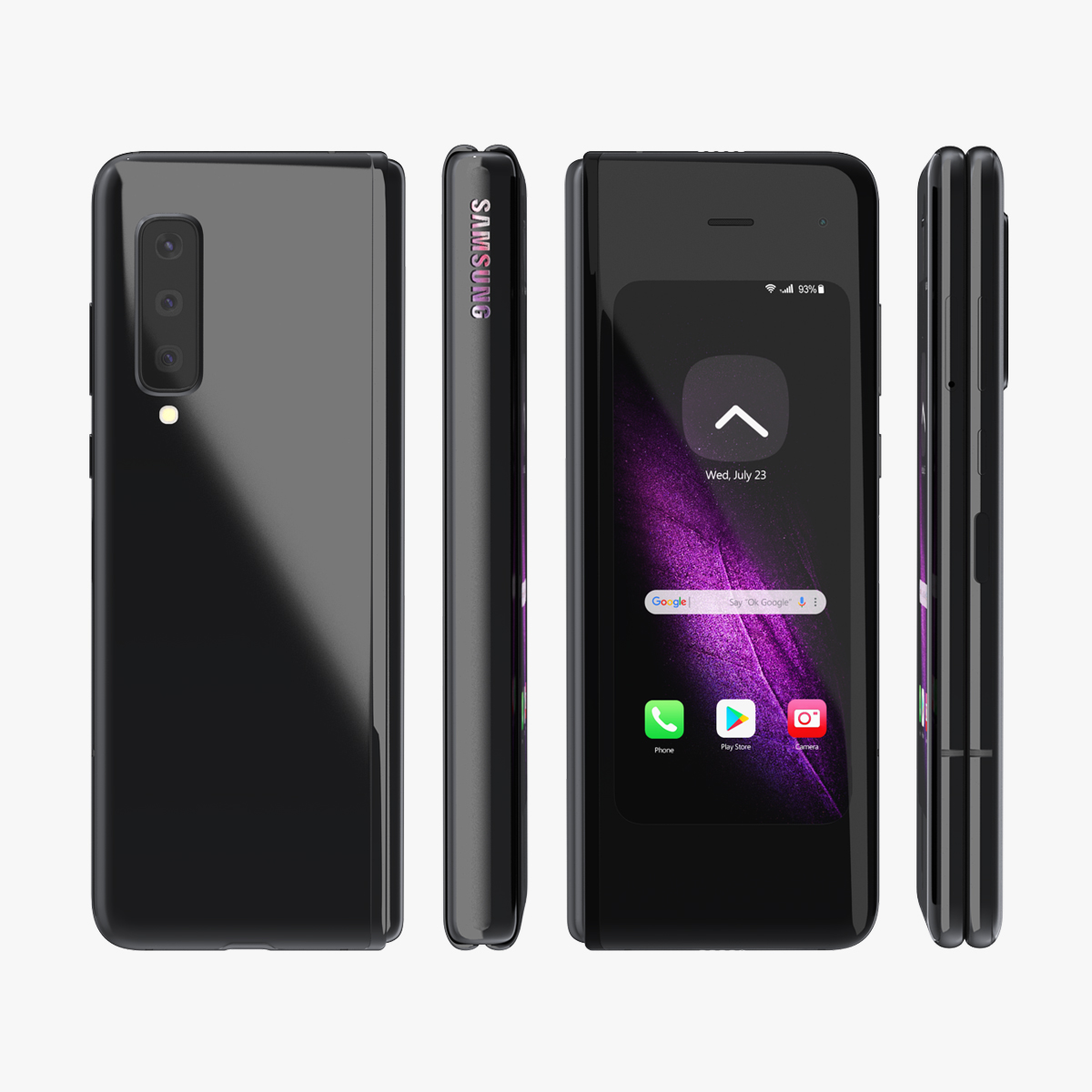 Samsung Galaxy Fold Folded, view 3