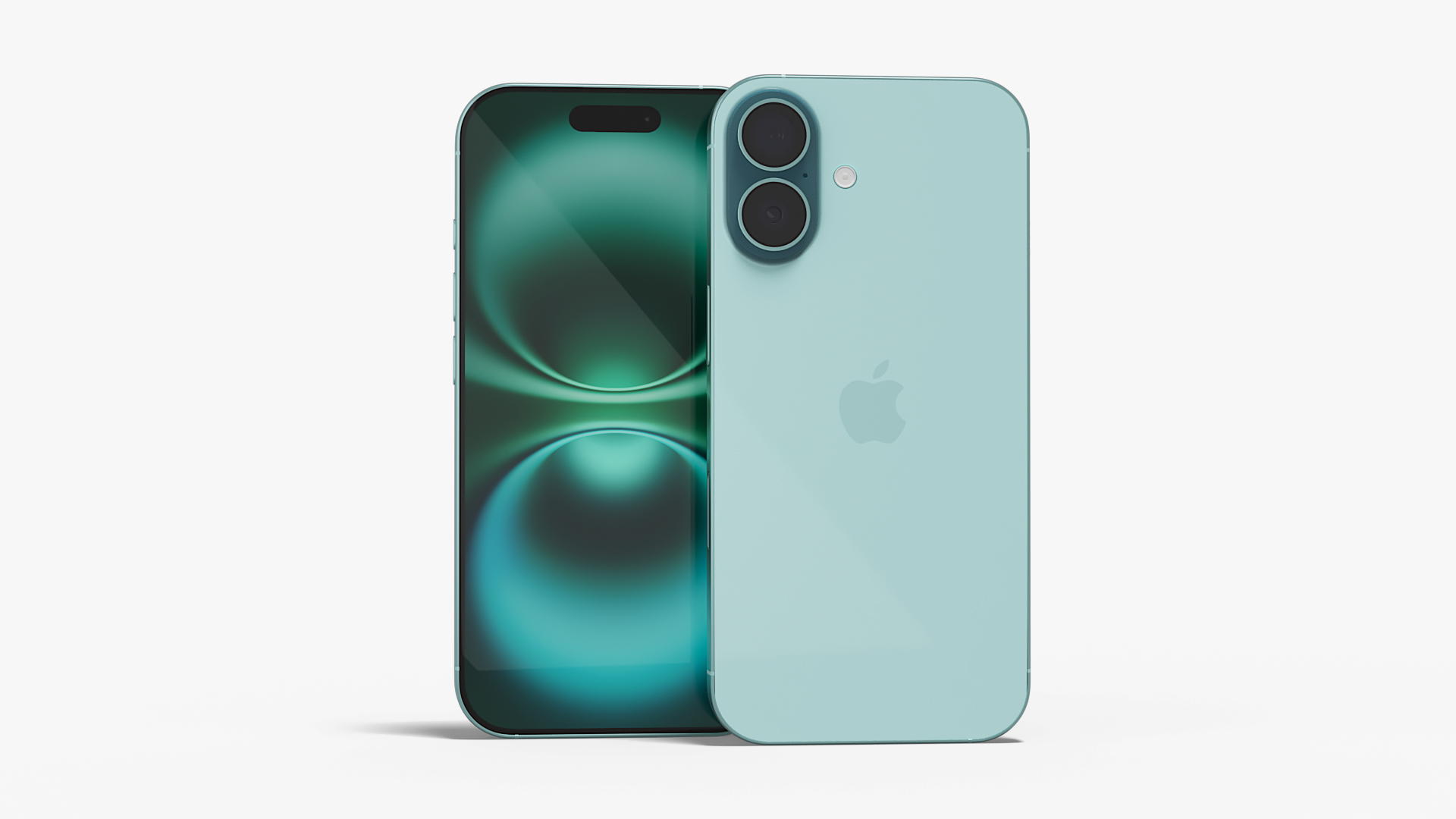 3D model Apple IPhone 16 Teal
