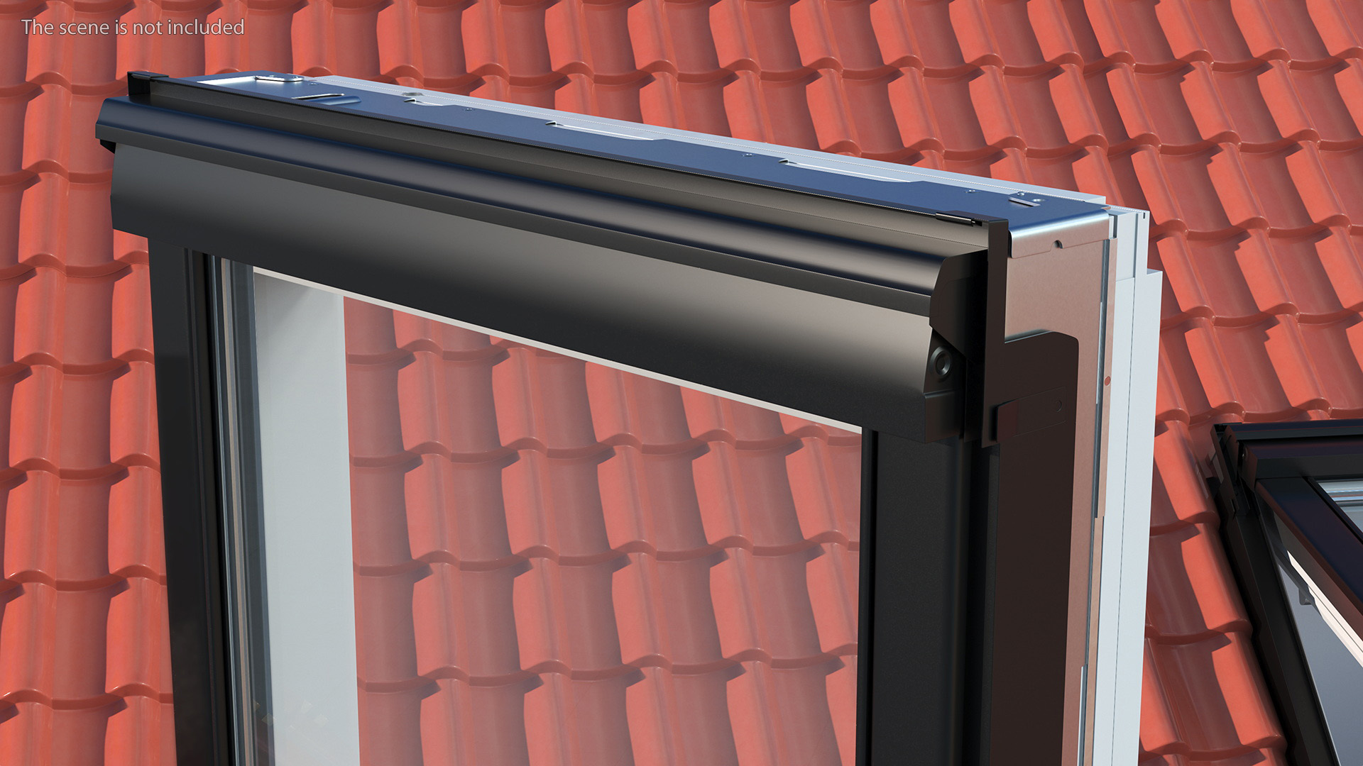 3D Roof Window Closed 118 x 188 cm