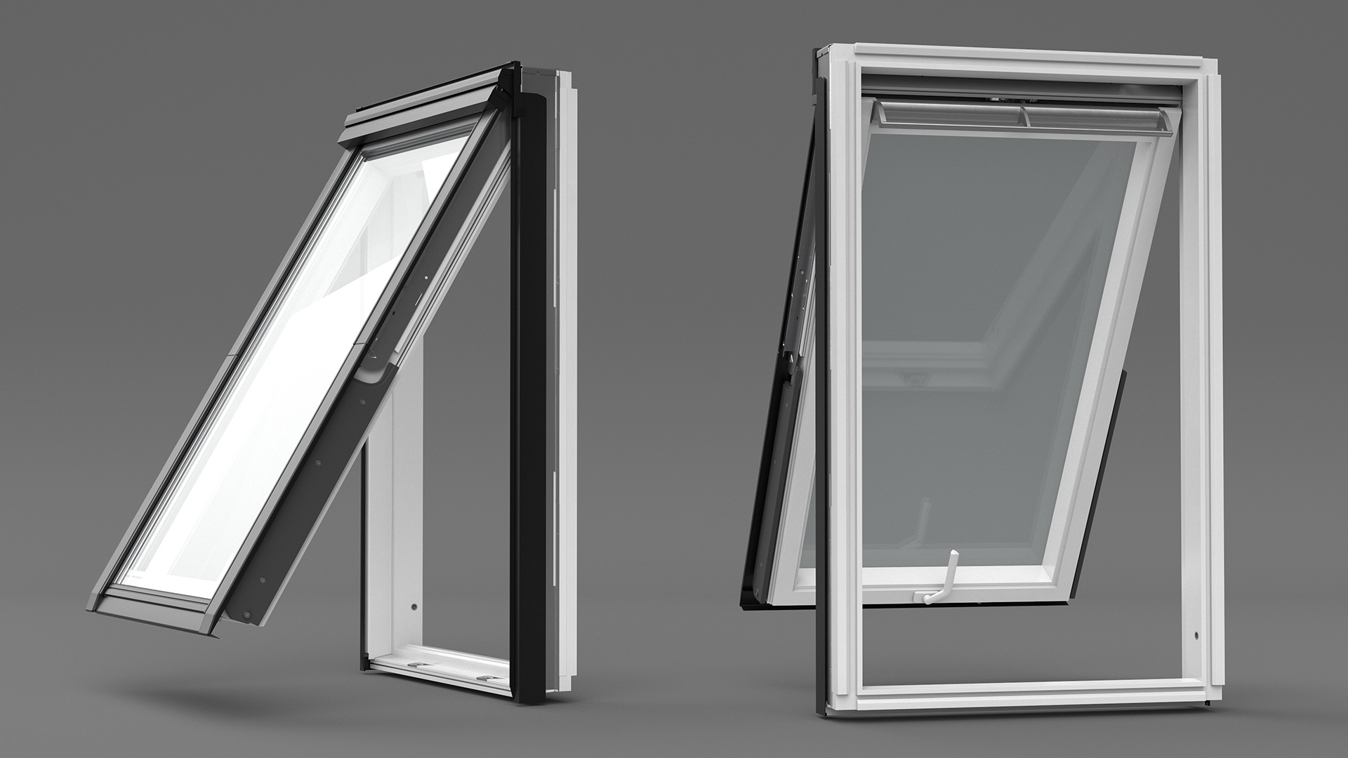3D Roof Window Closed 118 x 188 cm