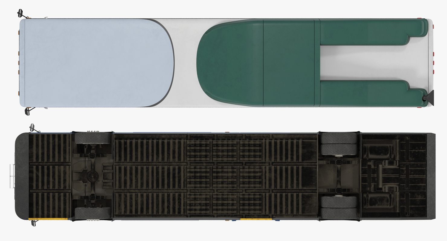 3D model Gillig Advantage Hybrid Bus Intercity Transit