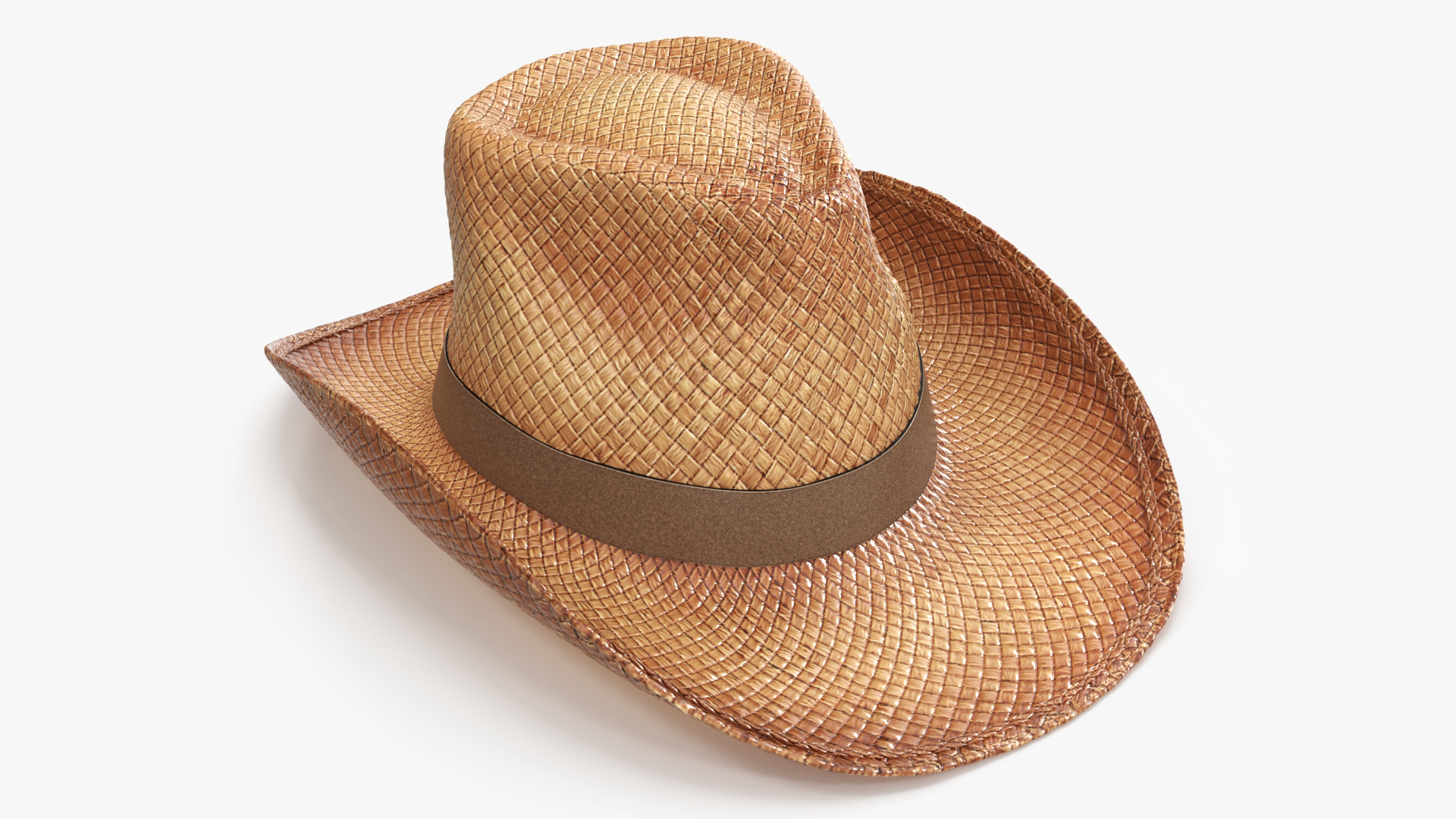 3D Straw Cowboy Hat