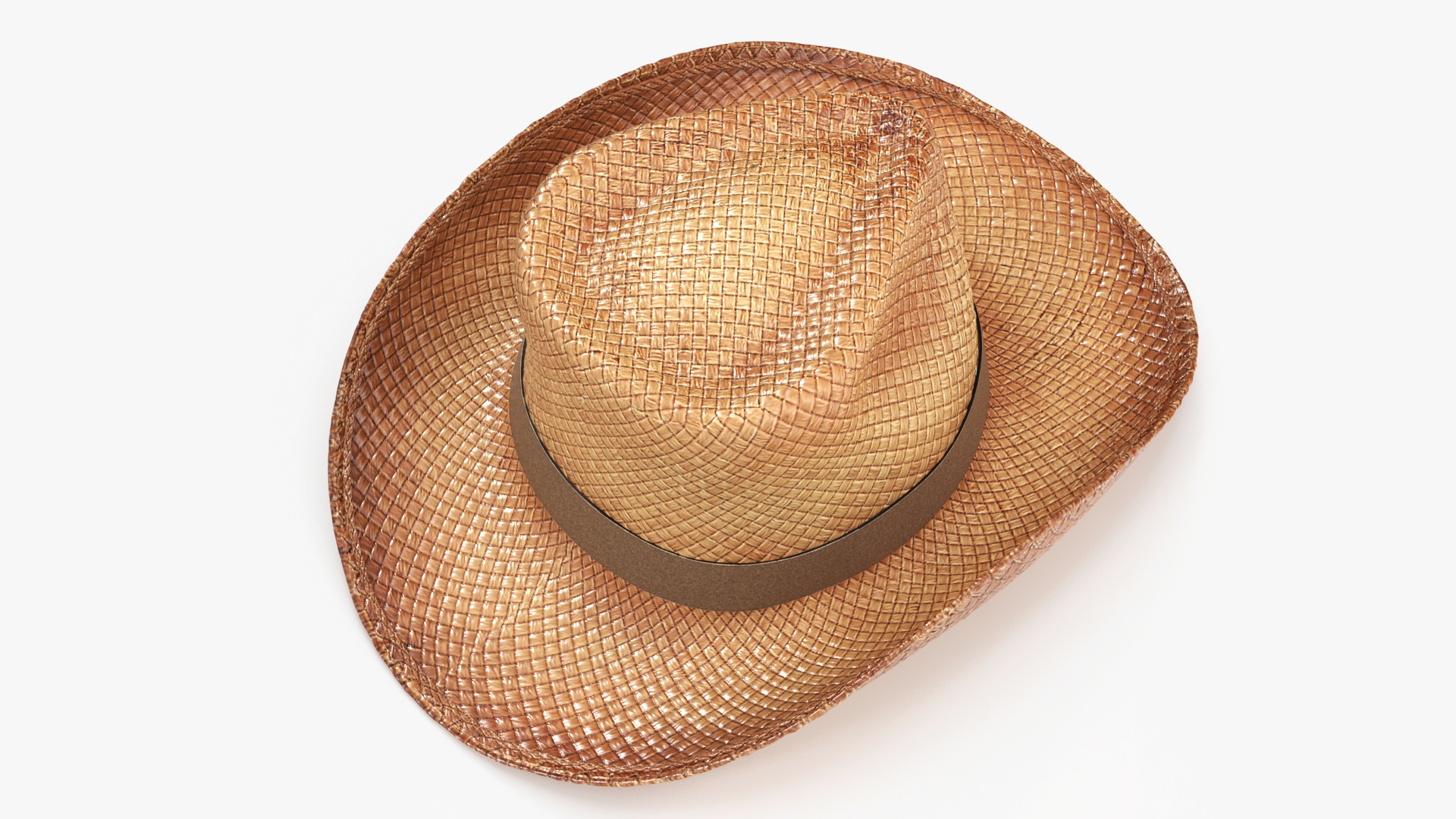 3D Straw Cowboy Hat