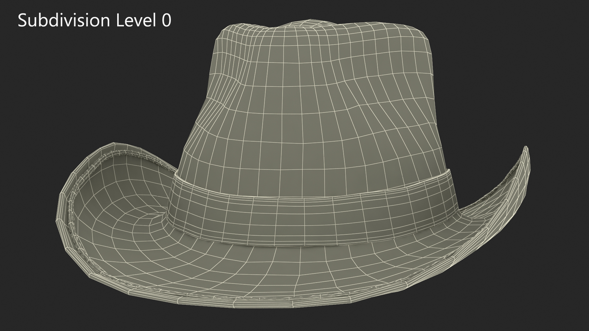 3D Straw Cowboy Hat