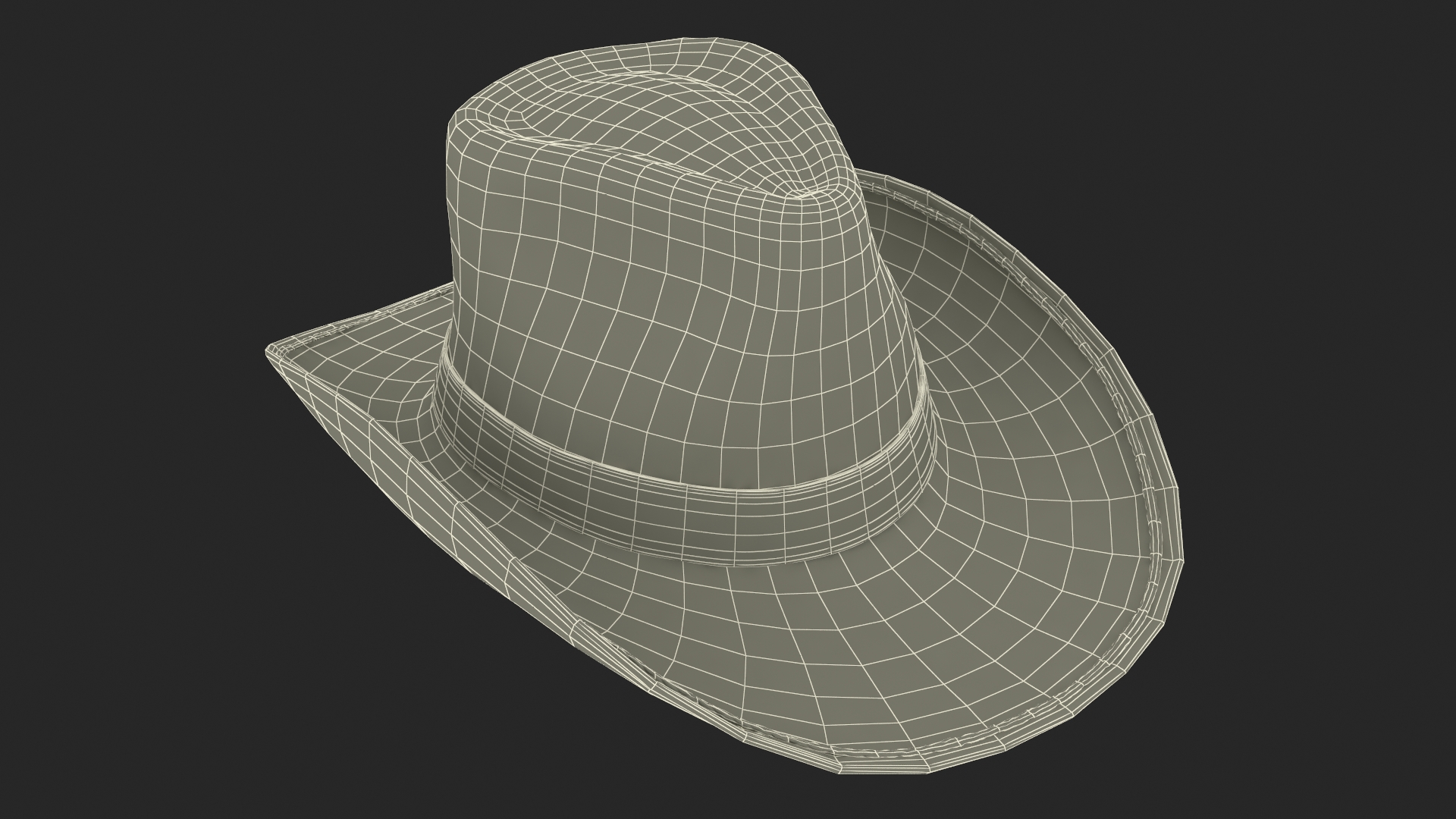 3D Straw Cowboy Hat