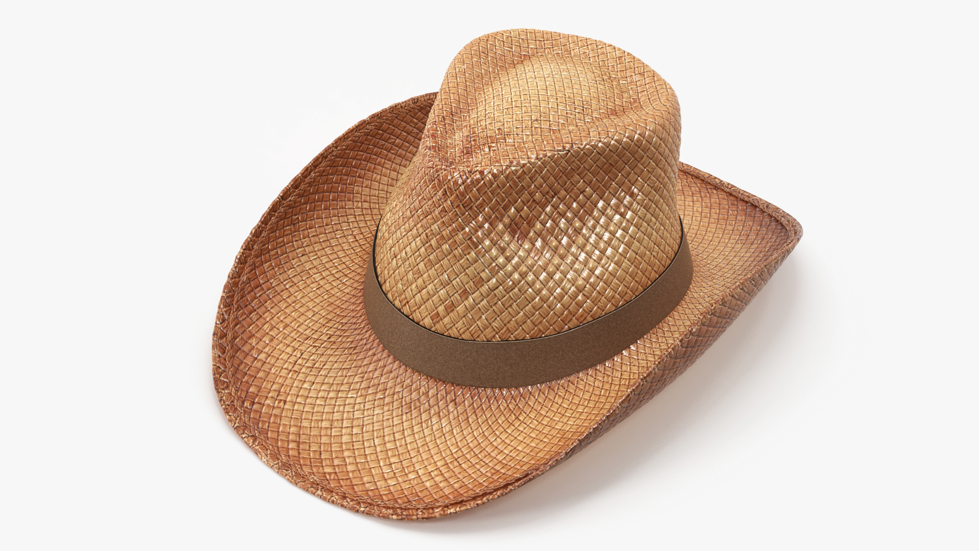 3D Straw Cowboy Hat