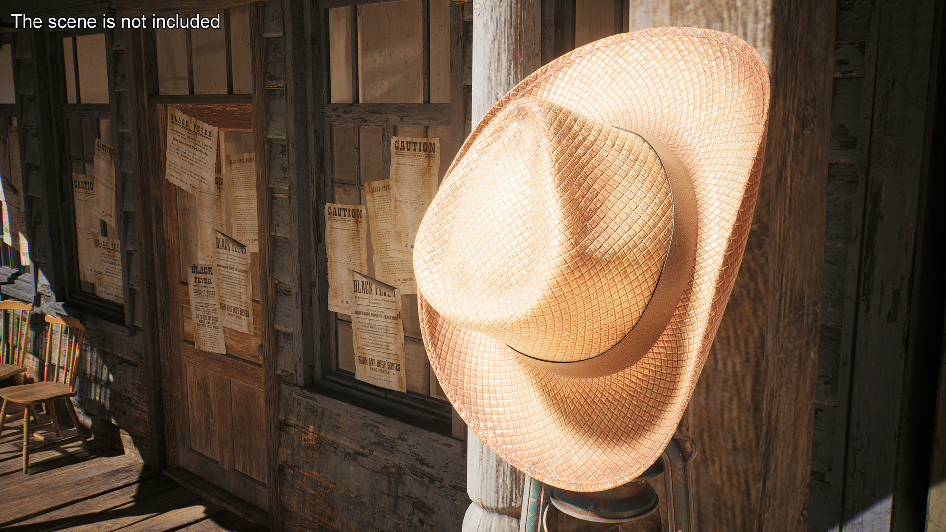3D Straw Cowboy Hat