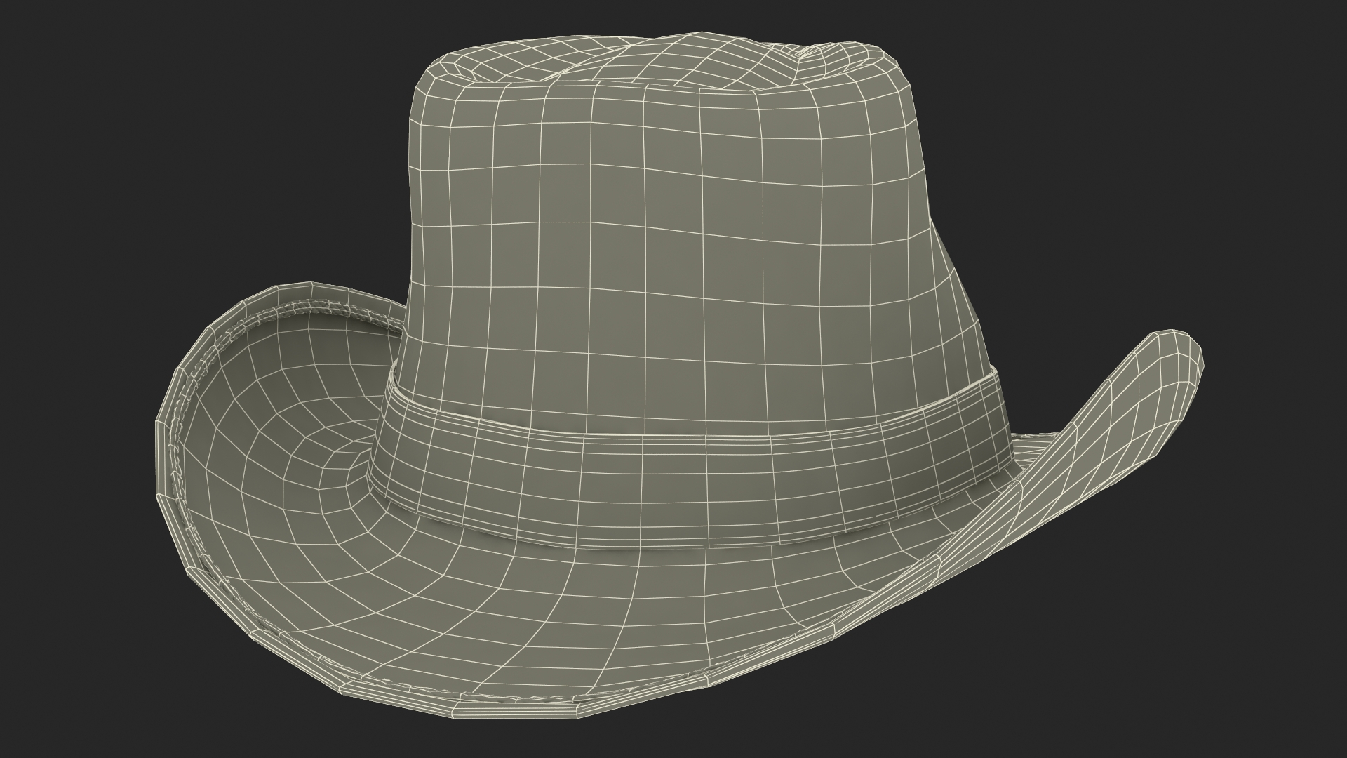 3D Straw Cowboy Hat