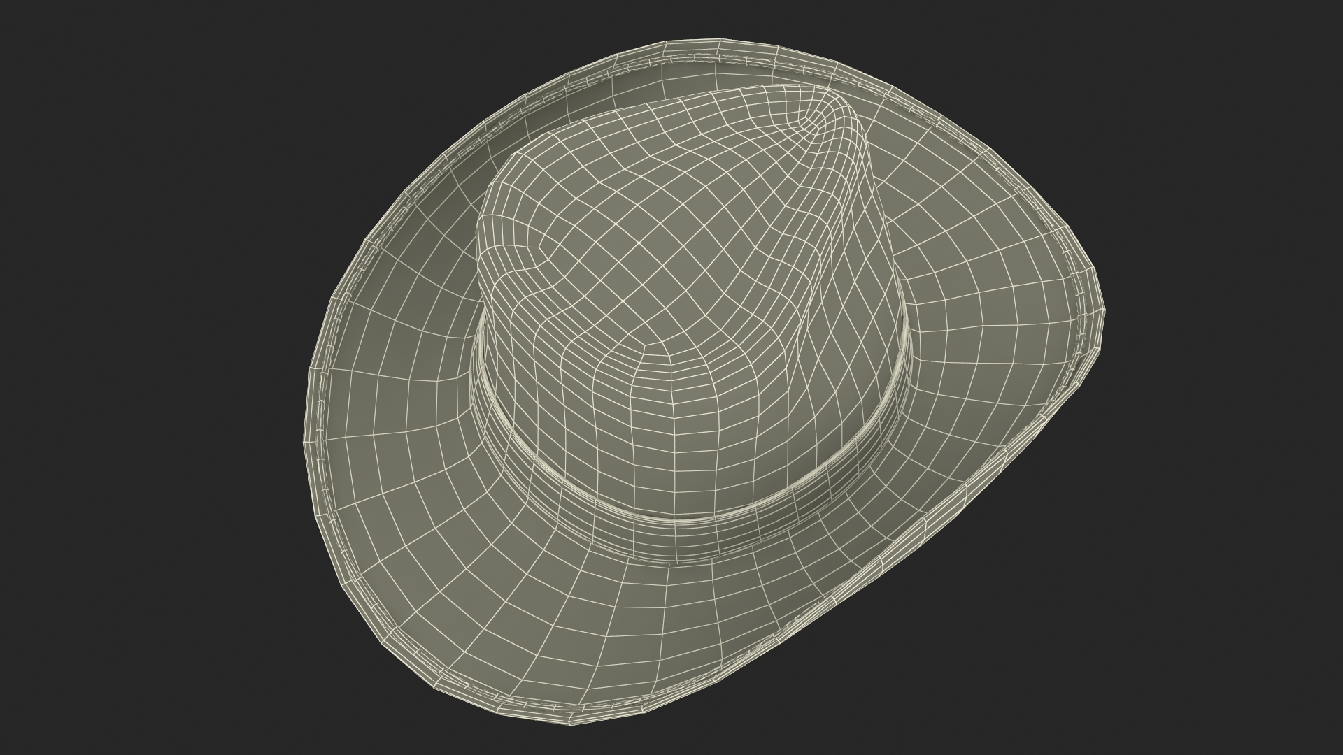 3D Straw Cowboy Hat