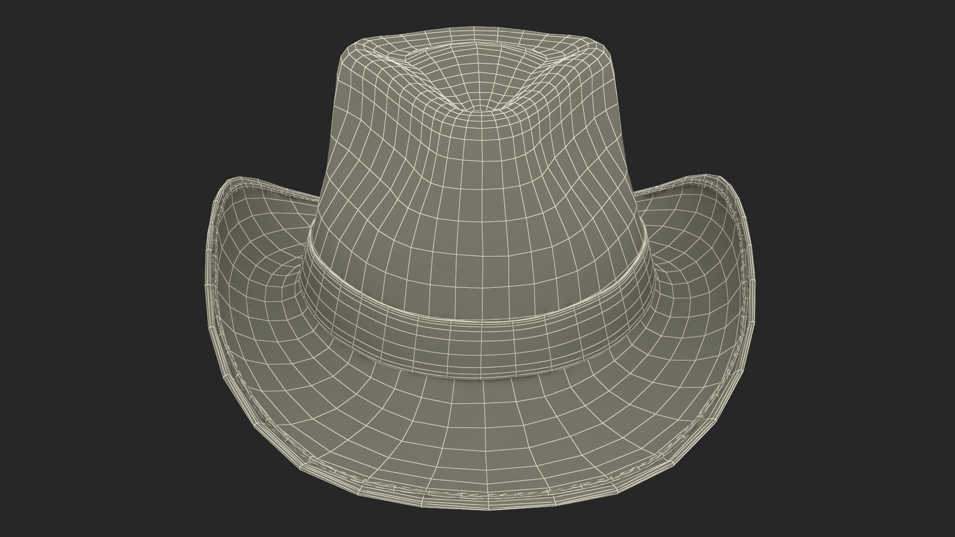 3D Straw Cowboy Hat