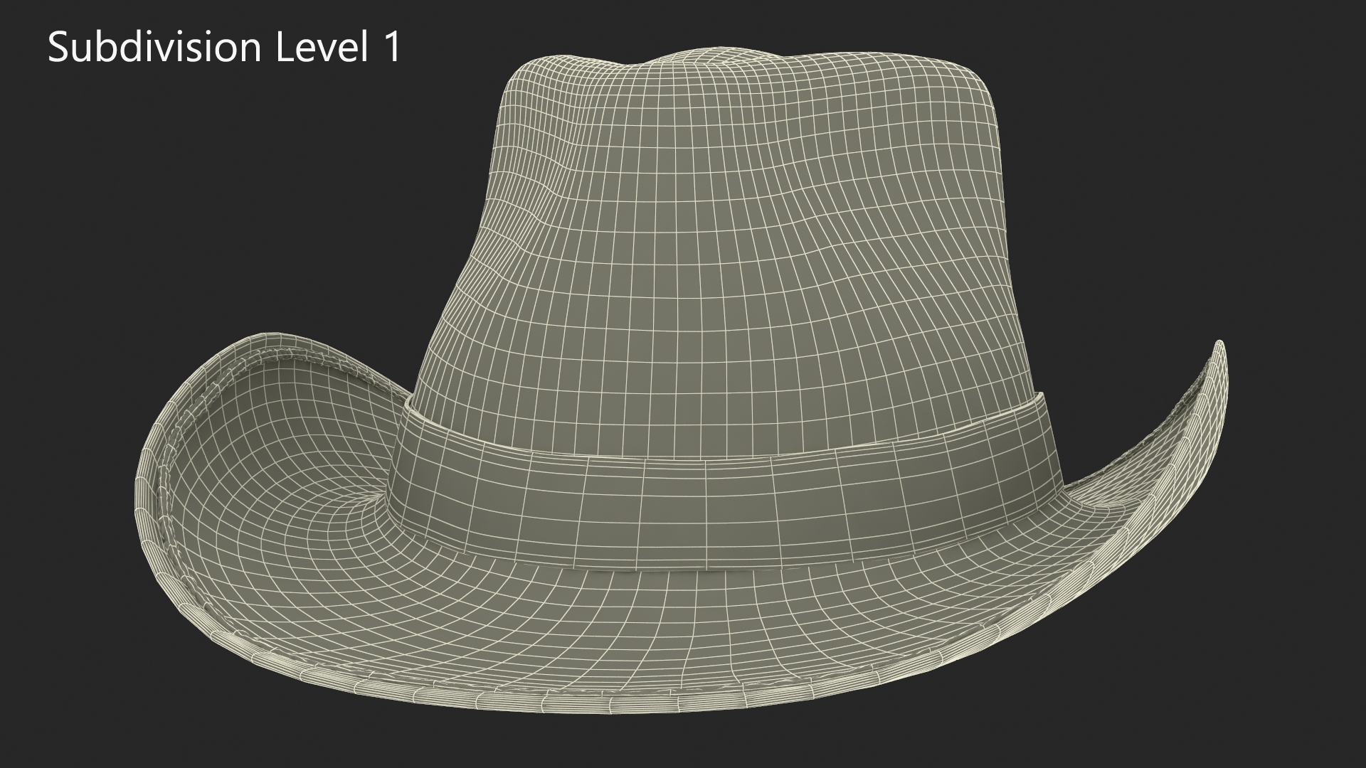 3D Straw Cowboy Hat