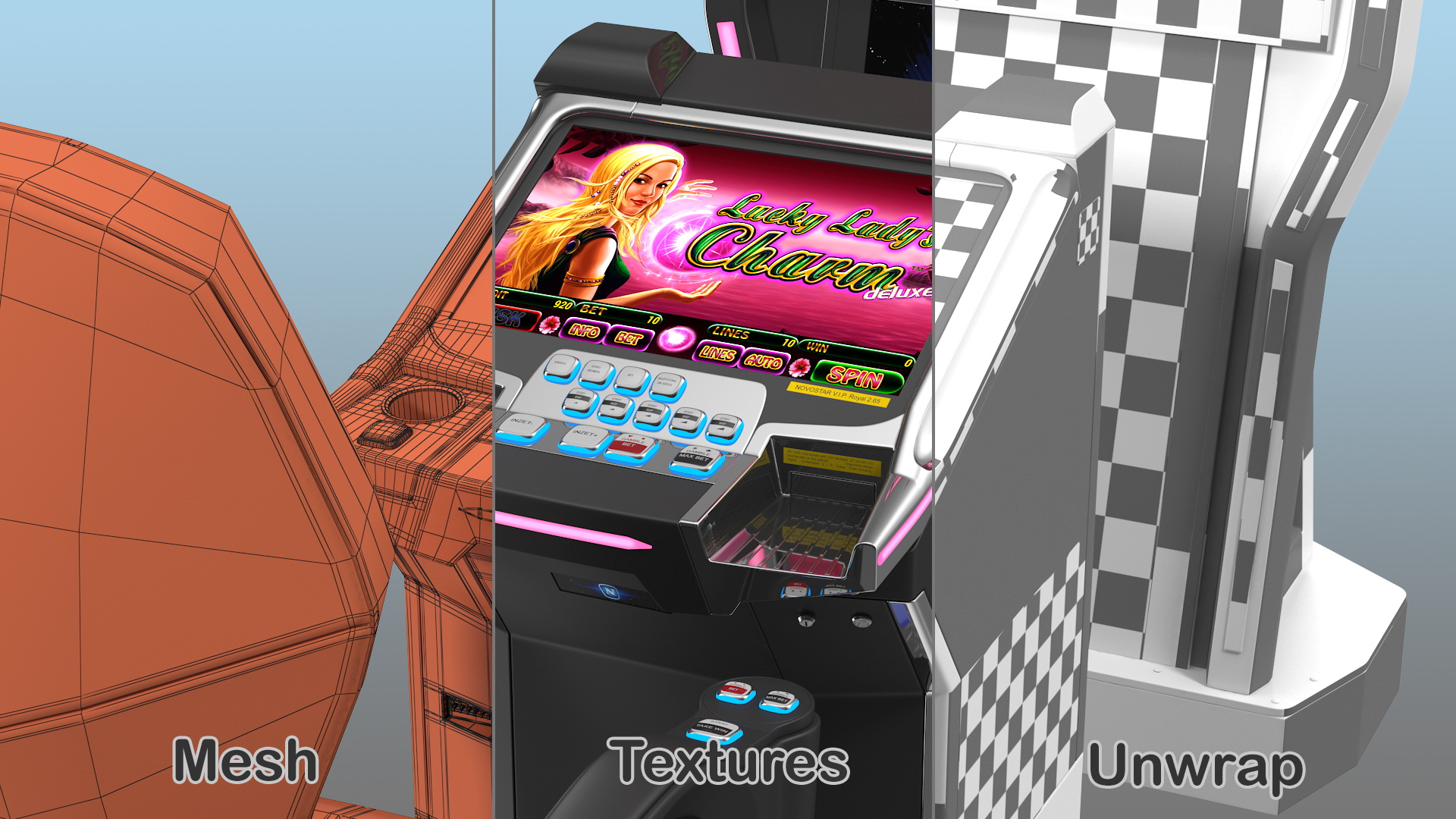 NOVOSTAR VIP Royal 265 Gaming Machine 3D