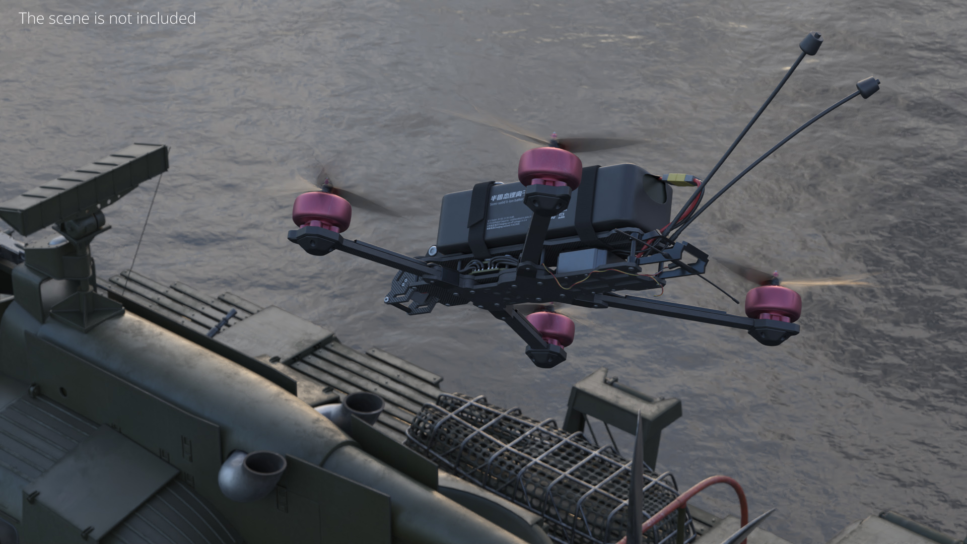 Quadcopter FPV Drone with Camera and Battery - view 3